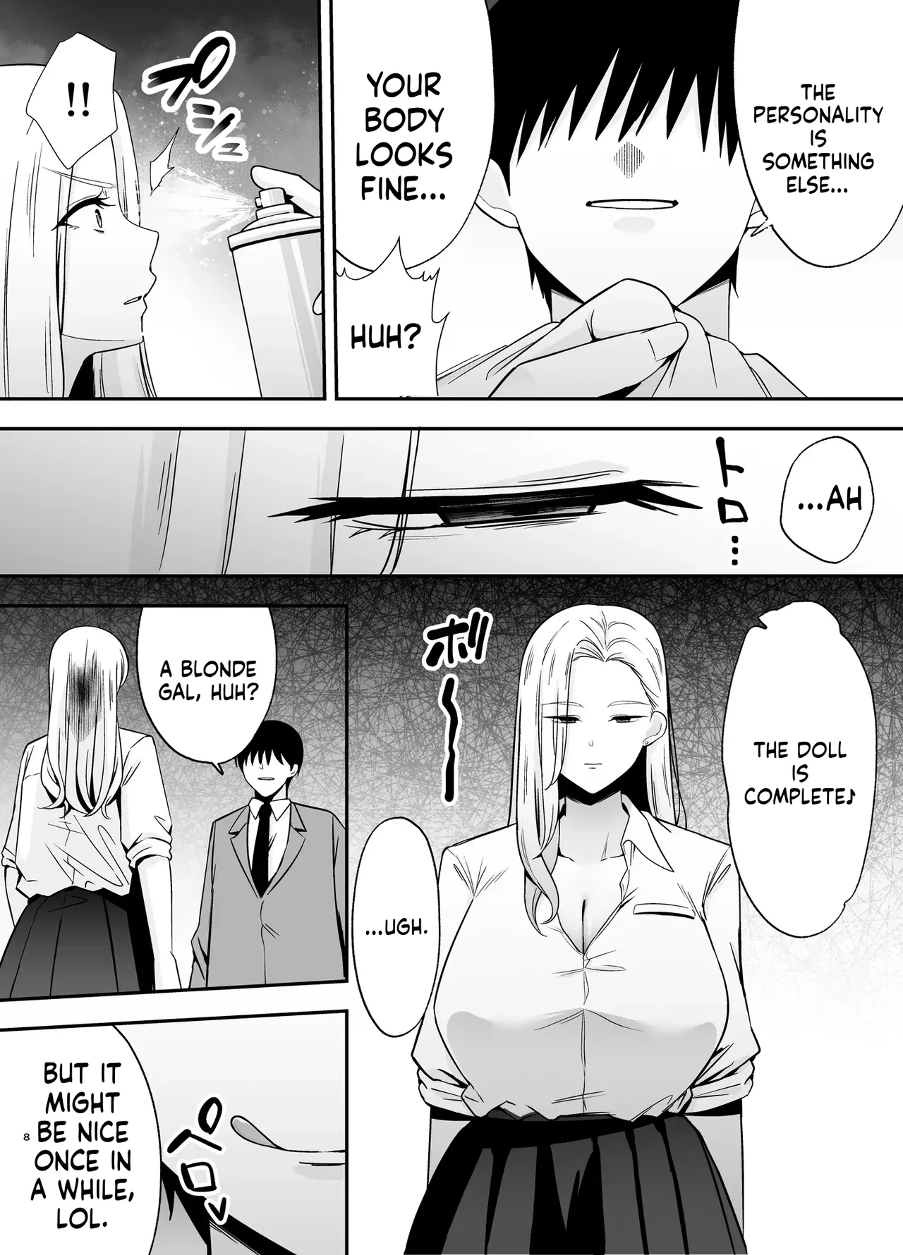 [Ougon Shinshi Club (Tabuchi)]Fukujuu Kyoushitsu 4 Sennou Gas de Classmate ni Yaritai Houdai | Submission Classroom 4: Do Whatever You Want to Your Classmates with Aphrodisiac Gas[English] [MTL] [Digital] Page 7