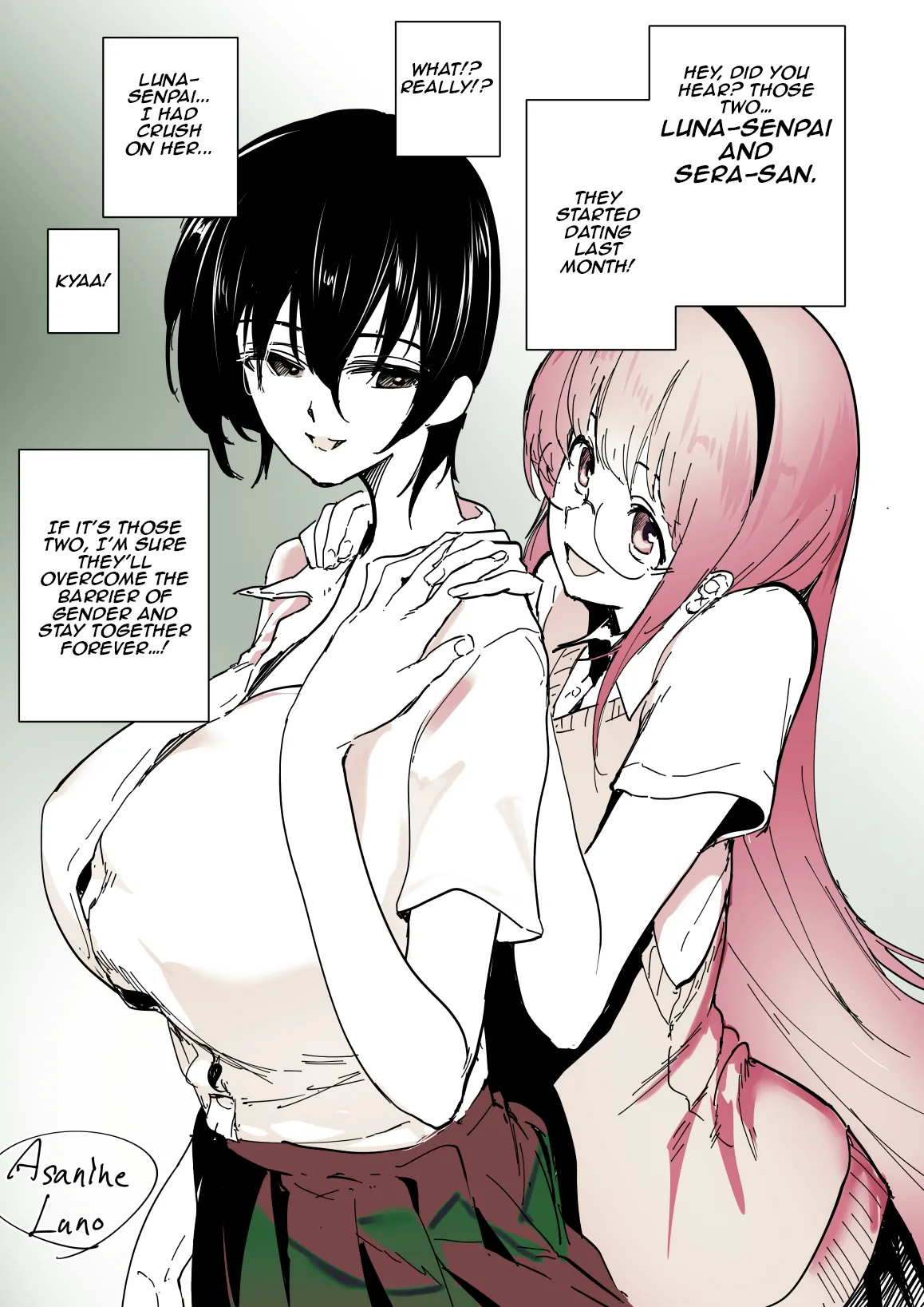 [Asanine Luno]Yuri NTR | Lesbian NTR 01-02[English] [Aishi21] Page 2