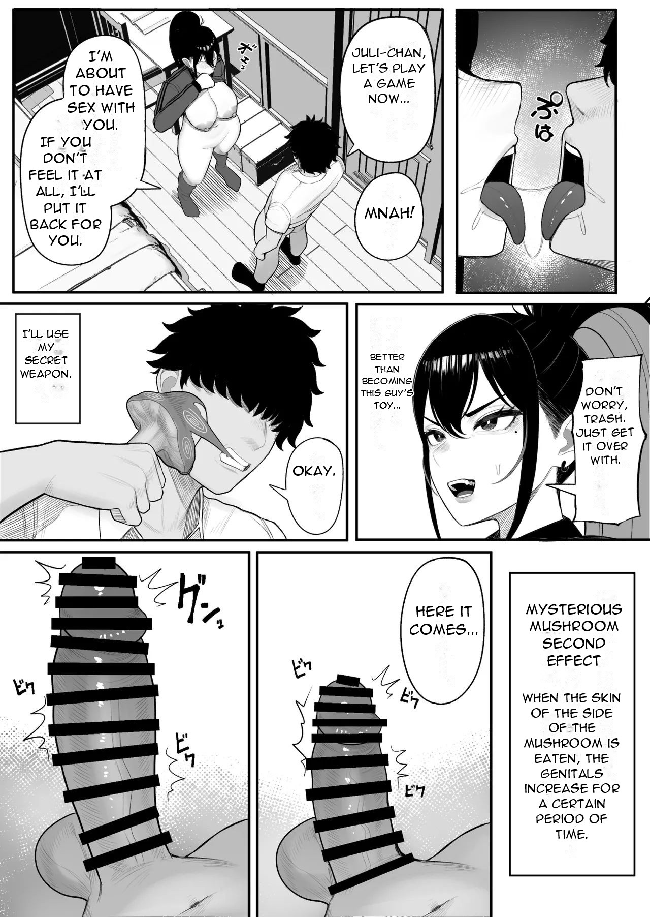 [Kurukuru]Sousa-kei Kinoko de Bakunyuu Yankee Get | I Got A Busty Delinquent Girl Using A Control-Type Mushroom[English] [DarklordMTLs] [Digital] Page 21