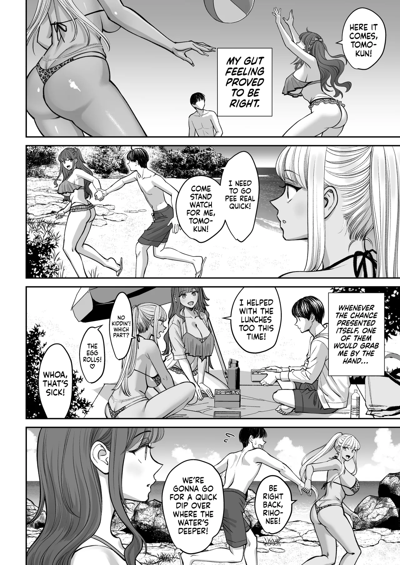 [Oshima Aki]Totsuzen Ane ga Dekita Hanashi 3 | How I Ended Up with a Couple of Older Sisters 3[English] [head empty] Page 51