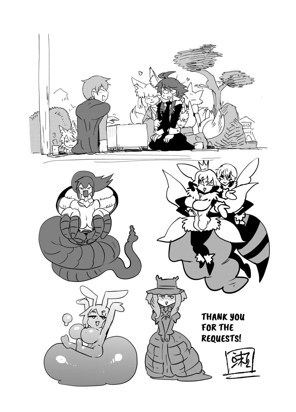 [Setouchi Pharm (Setouchi)]Monster Girl Quest! 4-Koma & Erotic Manga Theater: Spoiler Edition 2[English] [Digital] Page 56