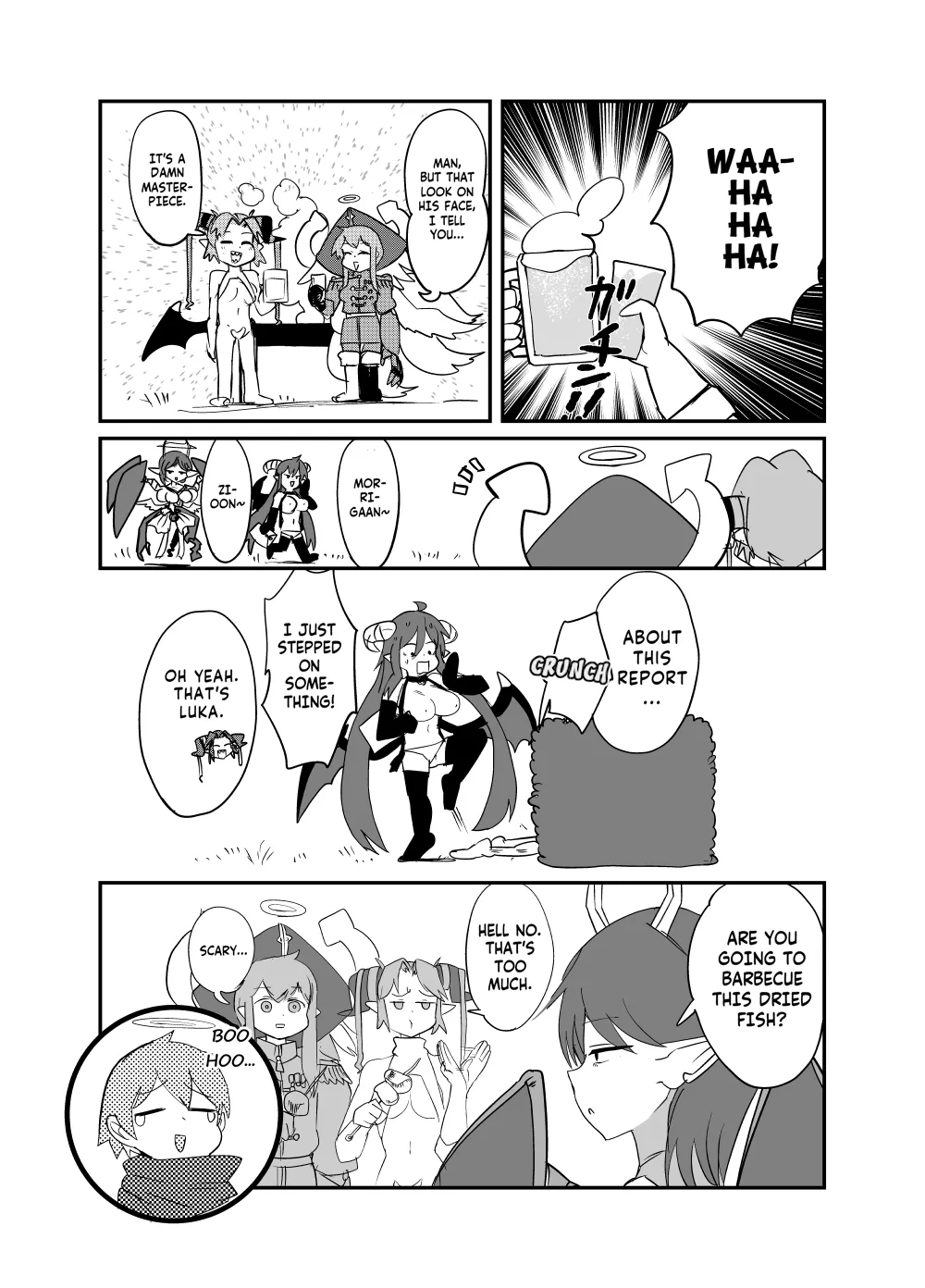 [Setouchi Pharm (Setouchi)]Monster Girl Quest! 4-Koma & Erotic Manga Theater: Spoiler Edition 2[English] [Digital] Page 8