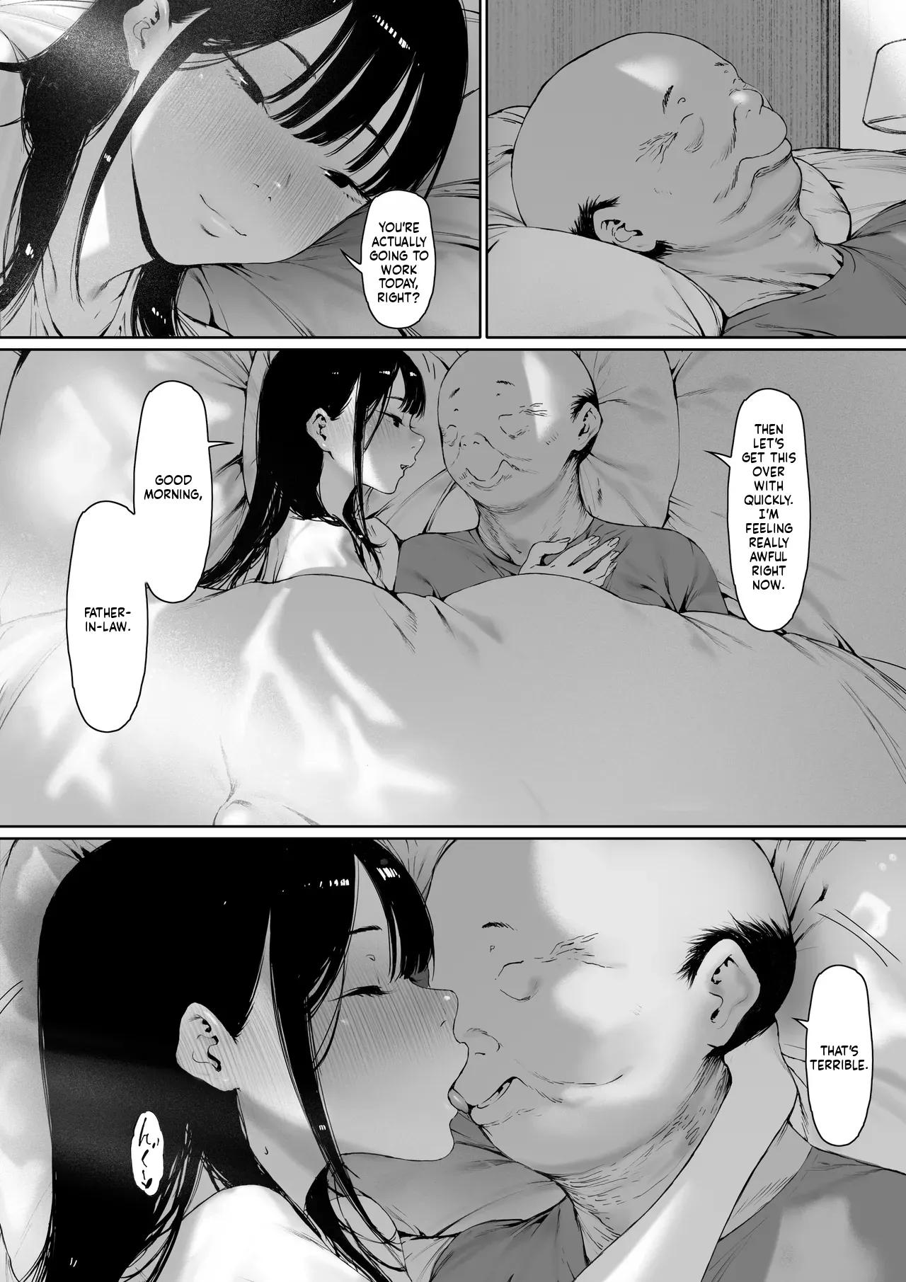 [Morita Shiki]Gifu to Doukyou Suru Koto ni Natta Shiawase na Shinkon Seikatsu o Okuru Hazu datta noni Ch. 3 | I Was Supposed to Be Living a Happy Newlywed Life, but I Ended Up Living With My Father-in-Law. Chapter 3[English] Page 49
