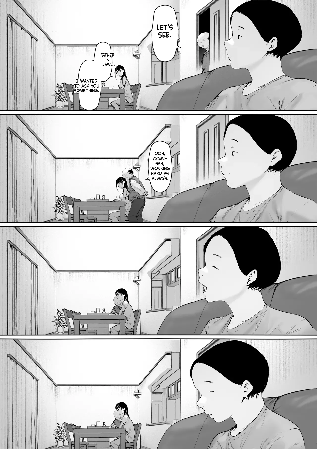 [Morita Shiki]Gifu to Doukyou Suru Koto ni Natta Shiawase na Shinkon Seikatsu o Okuru Hazu datta noni Ch. 3 | I Was Supposed to Be Living a Happy Newlywed Life, but I Ended Up Living With My Father-in-Law. Chapter 3[English] Page 81