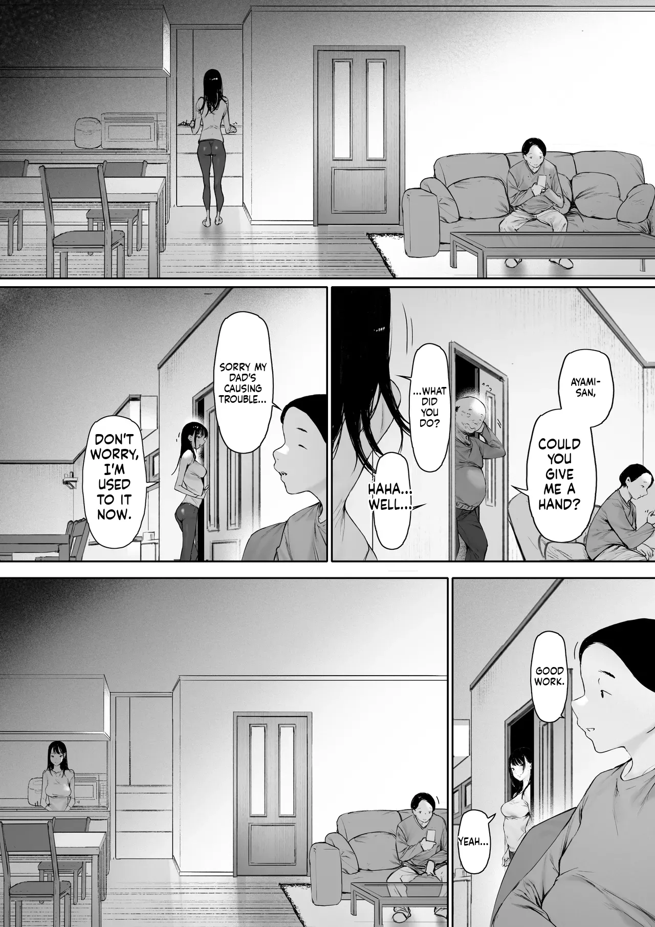 [Morita Shiki]Gifu to Doukyou Suru Koto ni Natta Shiawase na Shinkon Seikatsu o Okuru Hazu datta noni Ch. 3 | I Was Supposed to Be Living a Happy Newlywed Life, but I Ended Up Living With My Father-in-Law. Chapter 3[English] Page 87