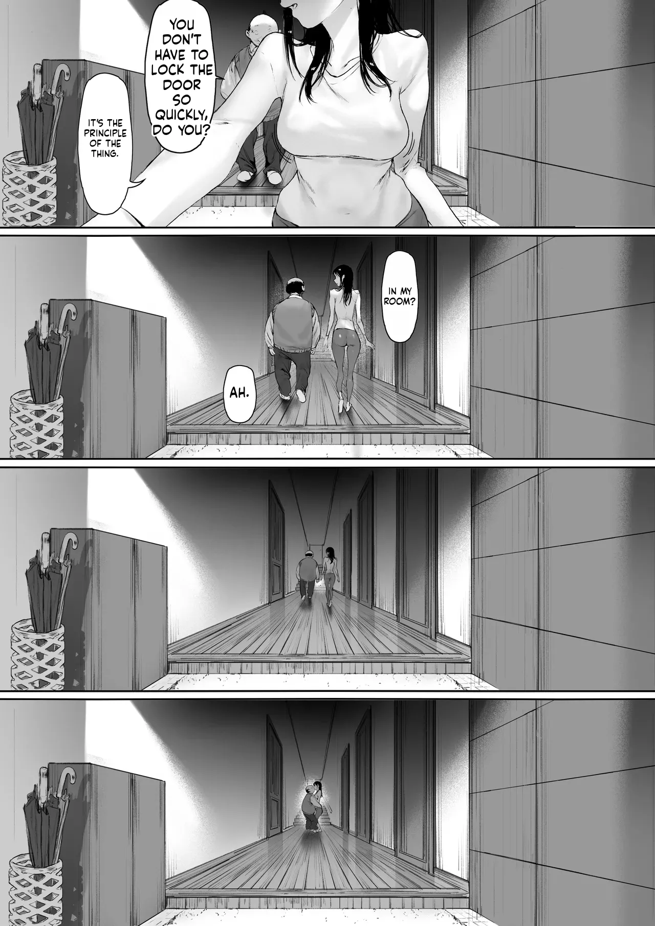 [Morita Shiki]Gifu to Doukyou Suru Koto ni Natta Shiawase na Shinkon Seikatsu o Okuru Hazu datta noni Ch. 3 | I Was Supposed to Be Living a Happy Newlywed Life, but I Ended Up Living With My Father-in-Law. Chapter 3[English] Page 95