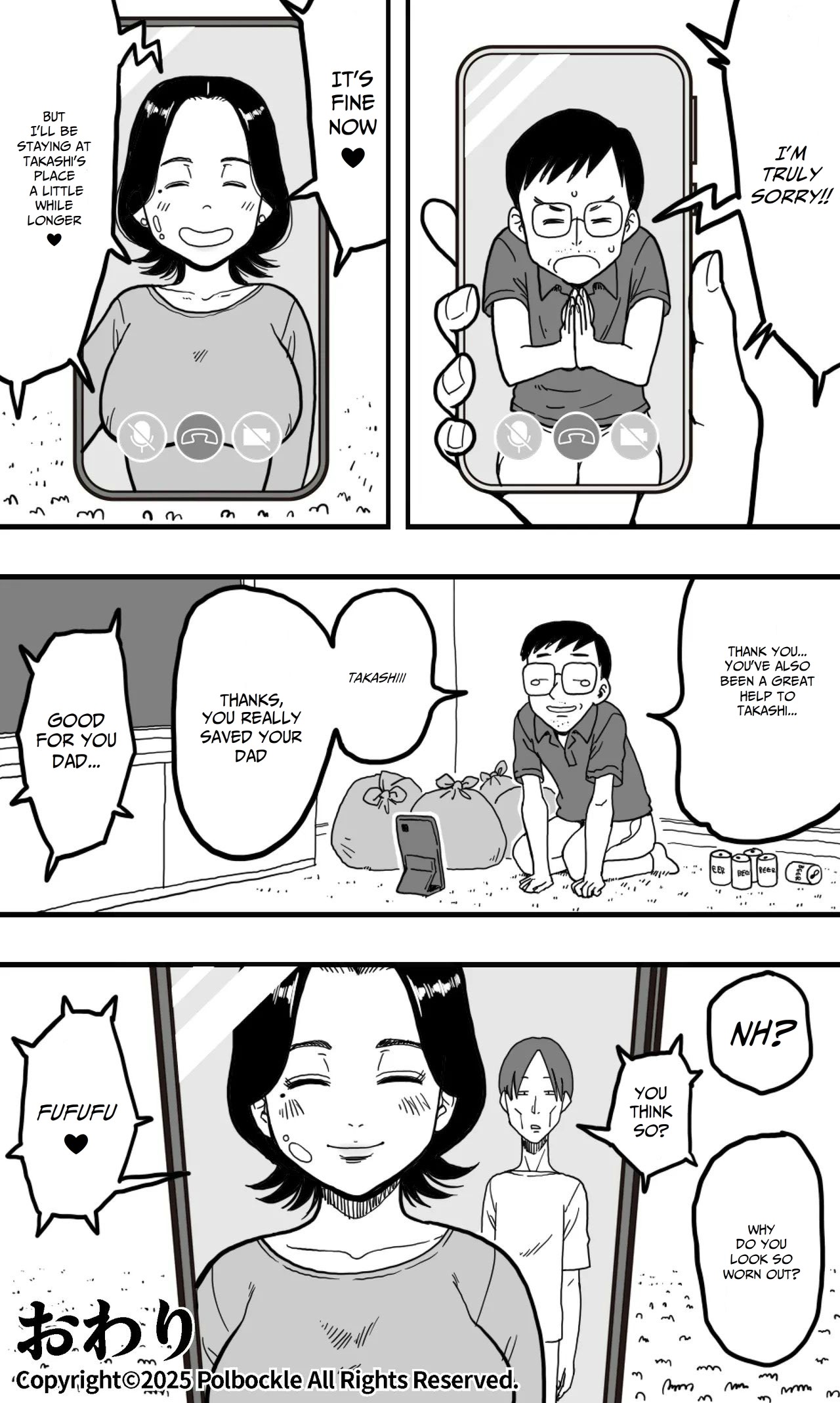 [Polbockle]Yopparatta Musuko ga DeliHeal-jou to Machigaete Jitsu no Haha no Bakunyuu o Momishidaita Kekka[English] Page 40