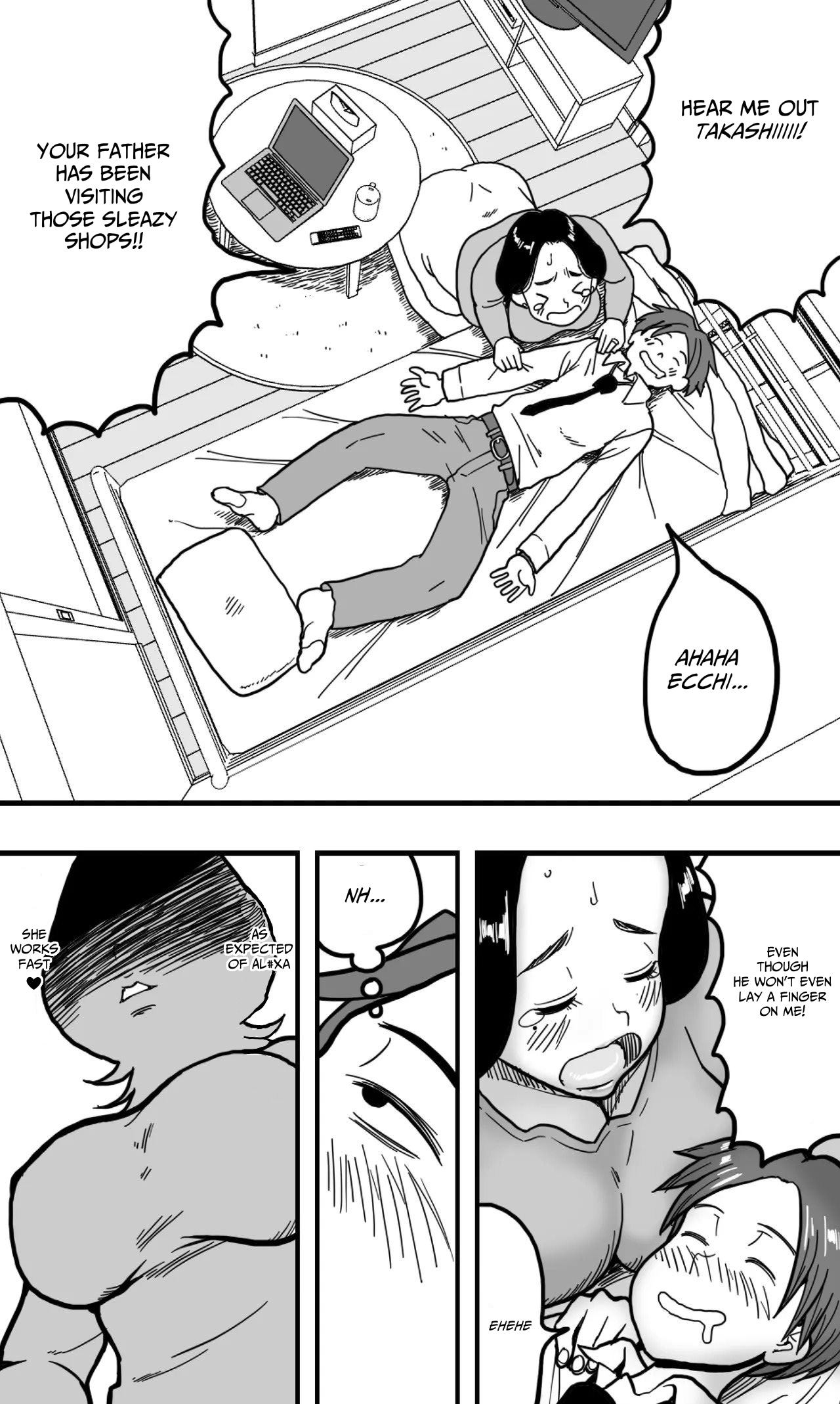 [Polbockle]Yopparatta Musuko ga DeliHeal-jou to Machigaete Jitsu no Haha no Bakunyuu o Momishidaita Kekka[English] Page 5