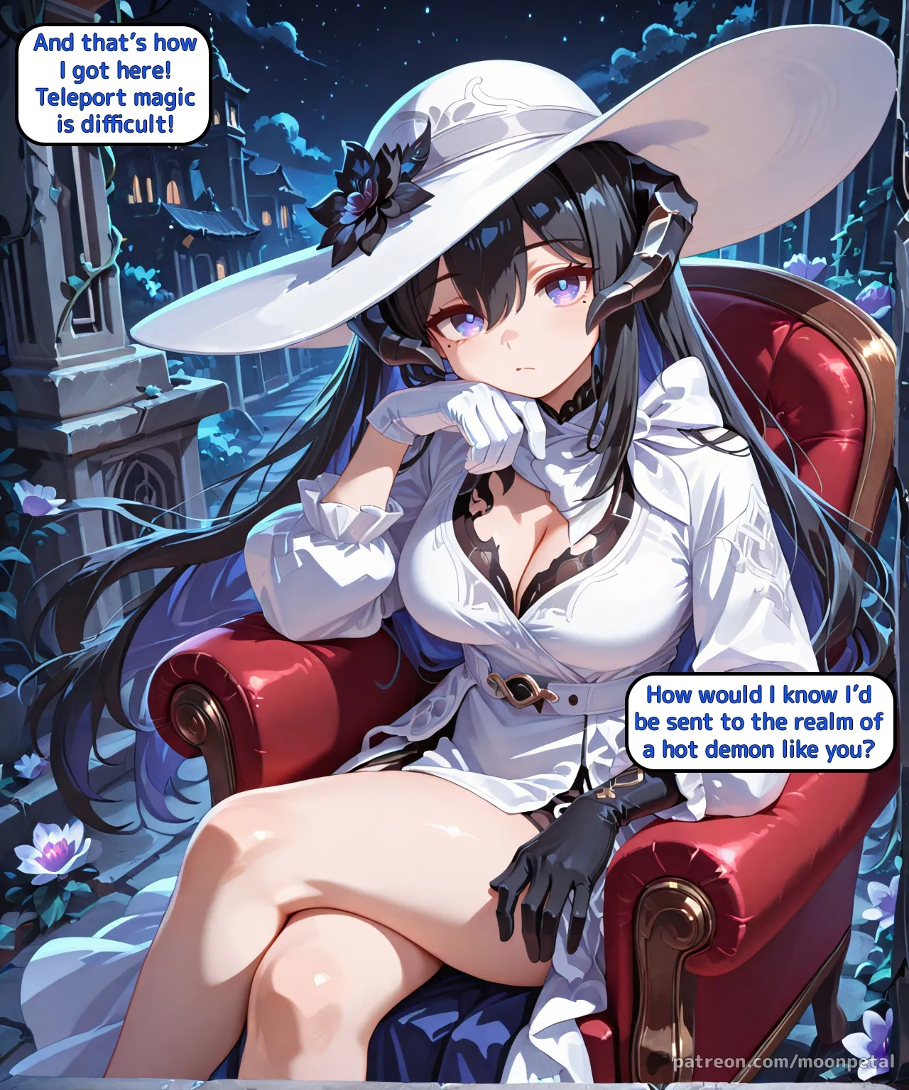 [Moon Petal]Wanna make a bet? ch. 16 - Constance / The Dahlia[English] [Uncensored] [AI Generated] Page 2