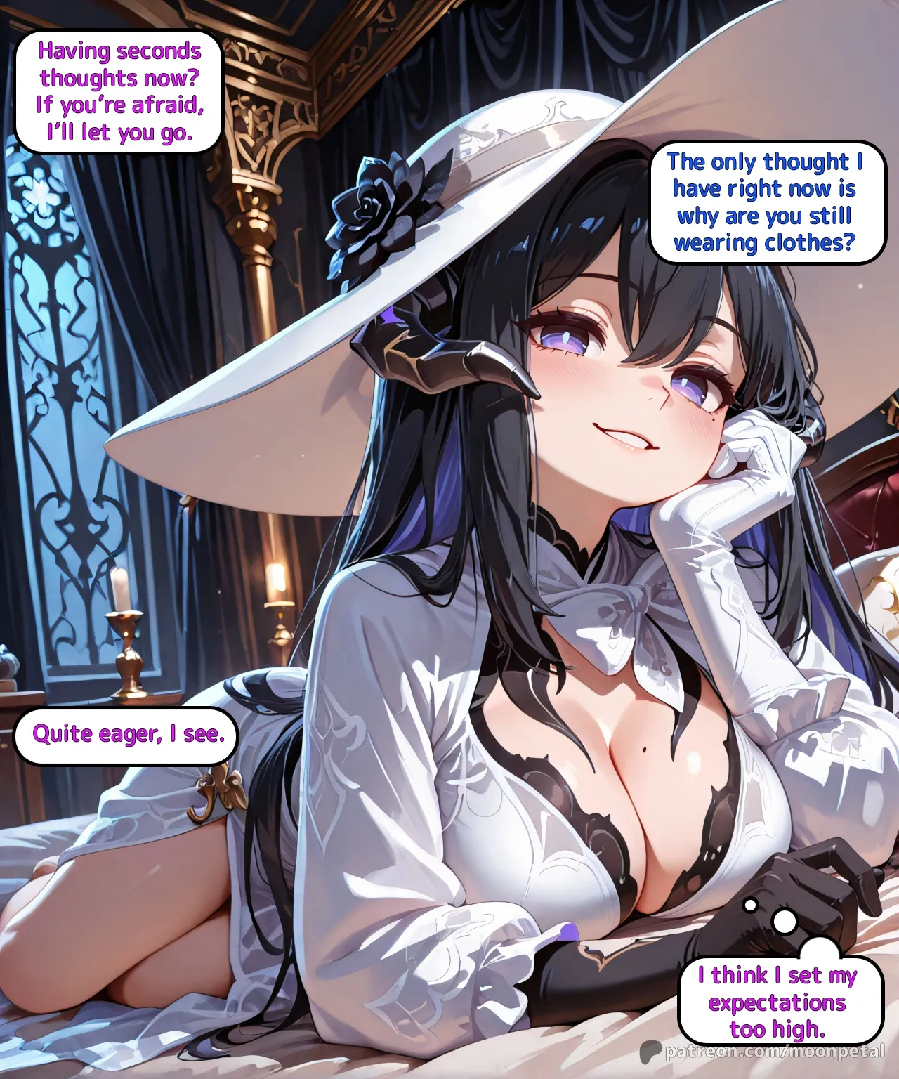 [Moon Petal]Wanna make a bet? ch. 16 - Constance / The Dahlia[English] [Uncensored] [AI Generated] Page 4