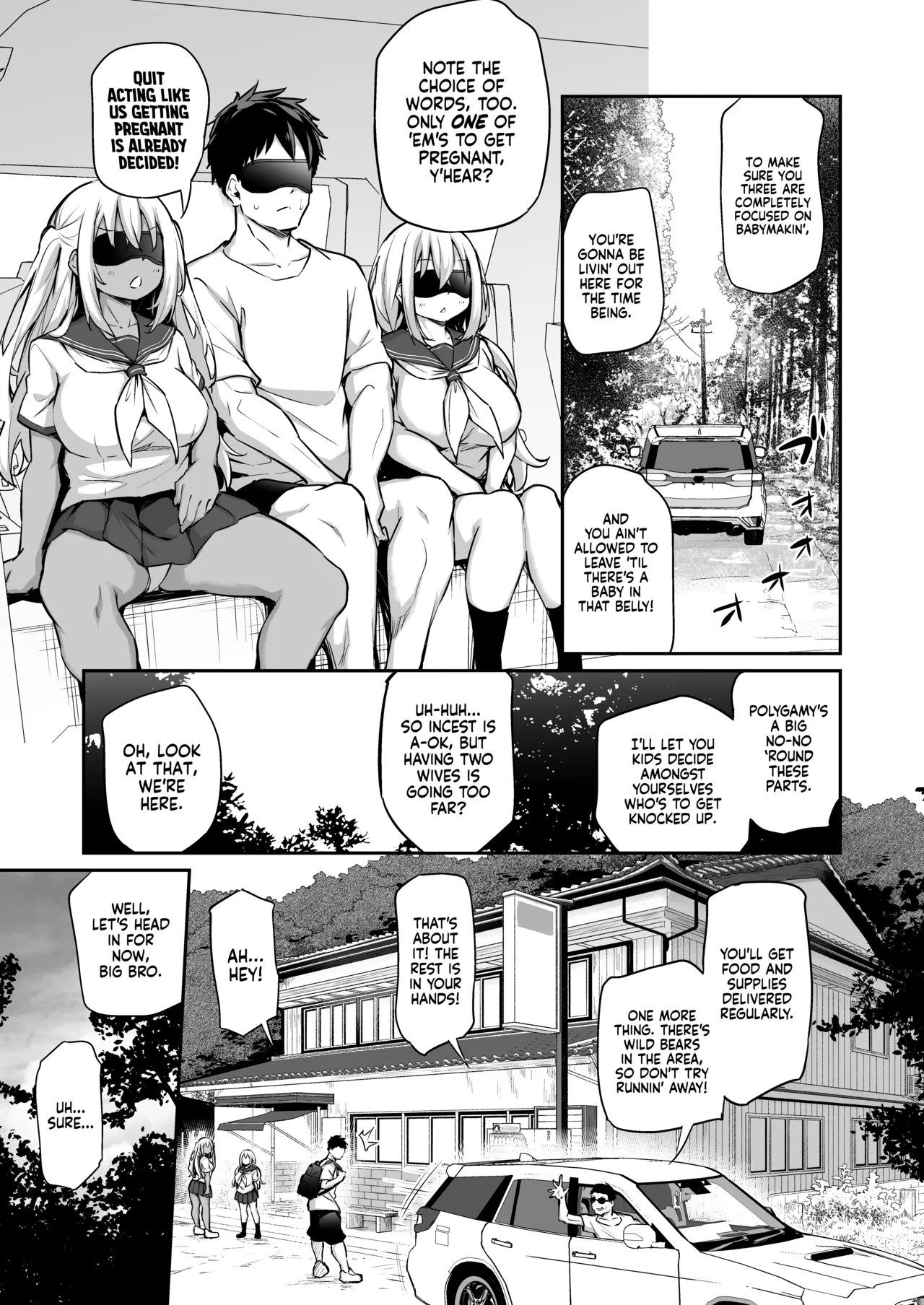 [Airandou]Imouto-tachi o Haramasenai to Derarenai Mura | You Must Breed Your Sisters to Leave This Village[English] [head empty] [Decensored] (Fixed Order) Page 5