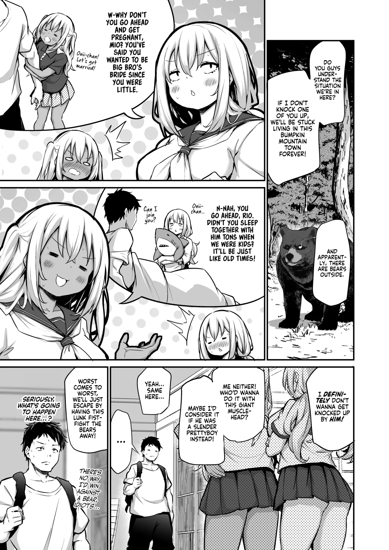 [Airandou]Imouto-tachi o Haramasenai to Derarenai Mura | You Must Breed Your Sisters to Leave This Village[English] [head empty] [Decensored] (Fixed Order) Page 7