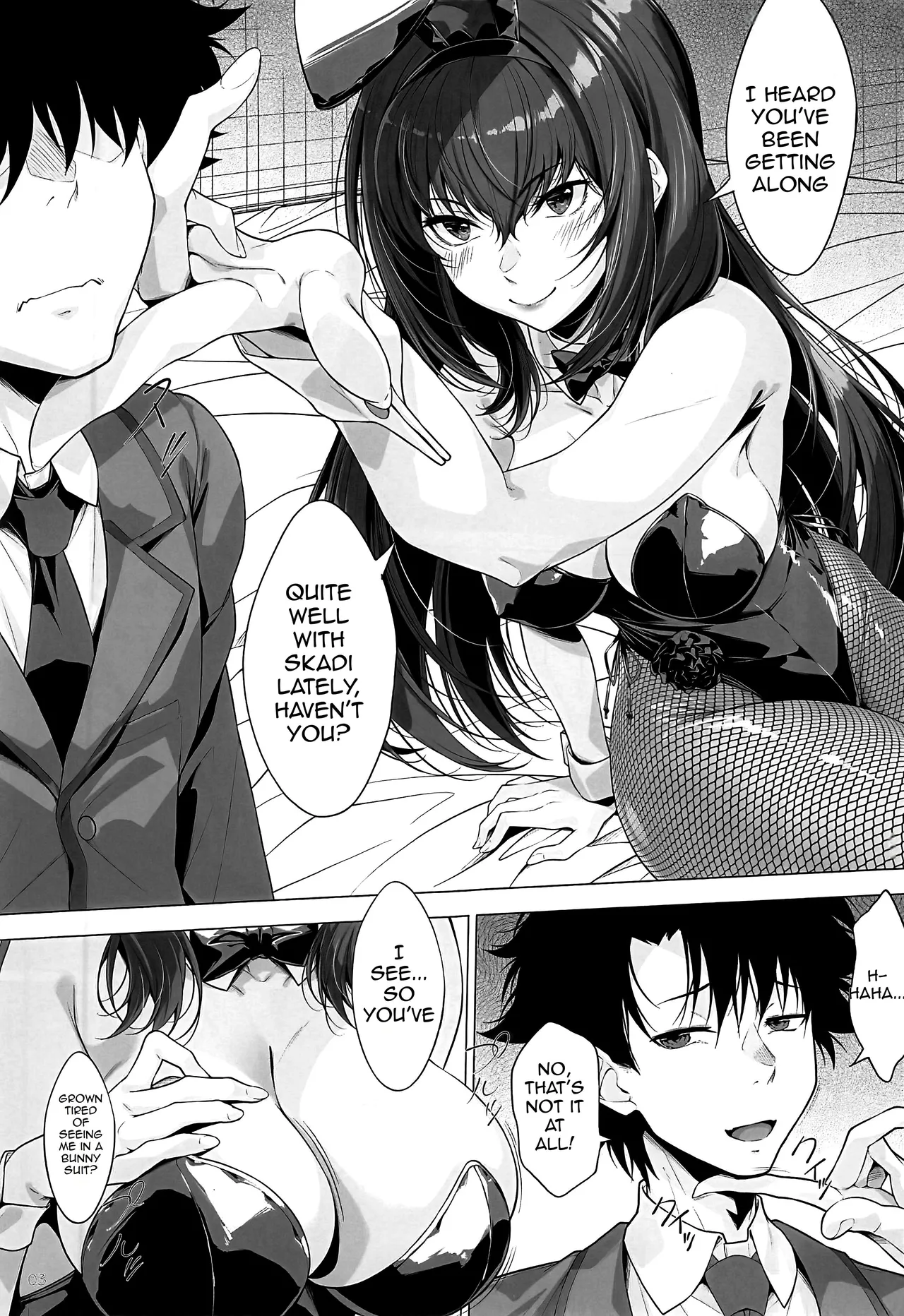(C107) [Hyakuitishiki (Kurakino Issiki)]Gyaku Bunny-san no Gyakushuu | The Reverse Bunny Girl’s Revenge(Fate/Grand Order) [English] Page 2