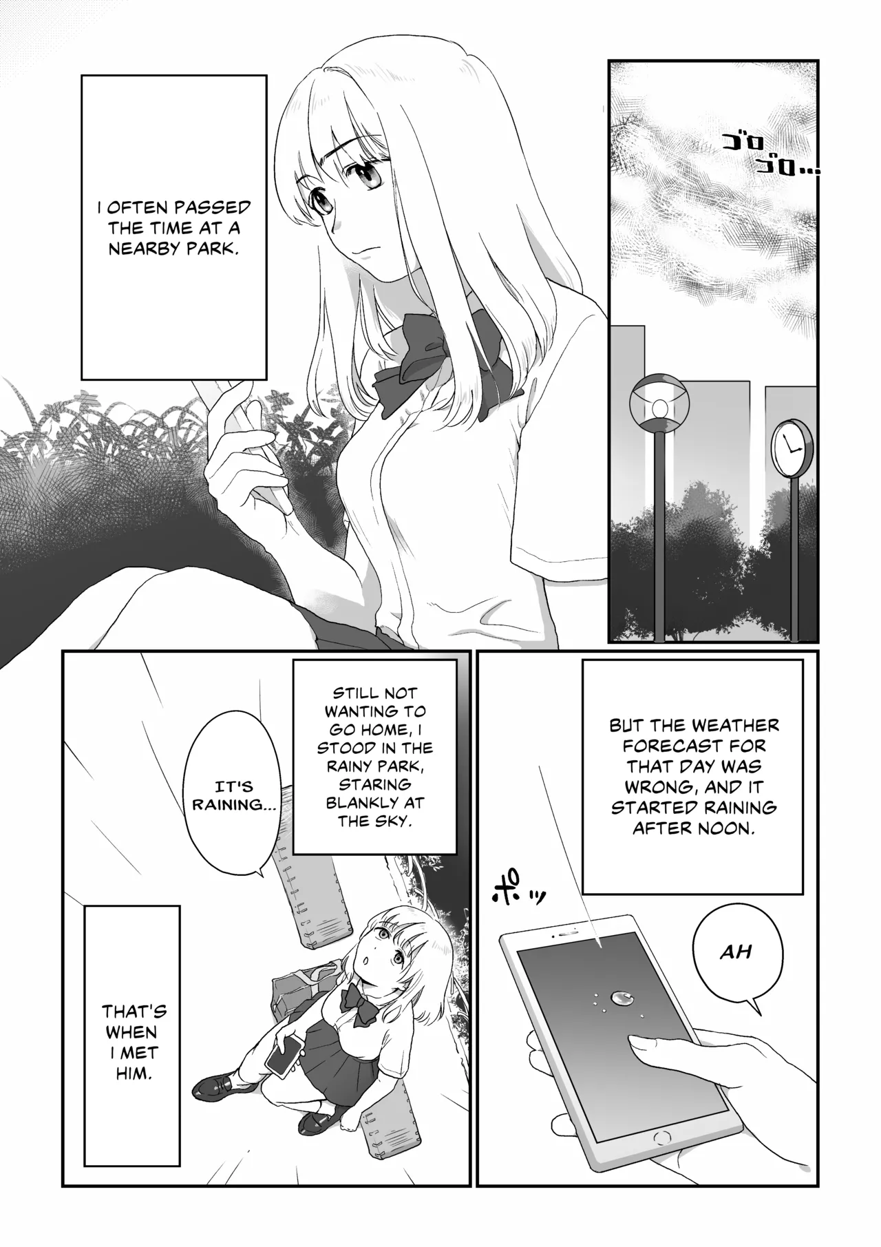 [Nanahara Mitsuru]Nagasare Joshi 1 Ame no Hi Hen | Gullible Girl 1: Rainy Day[English] [BBts] Page 3