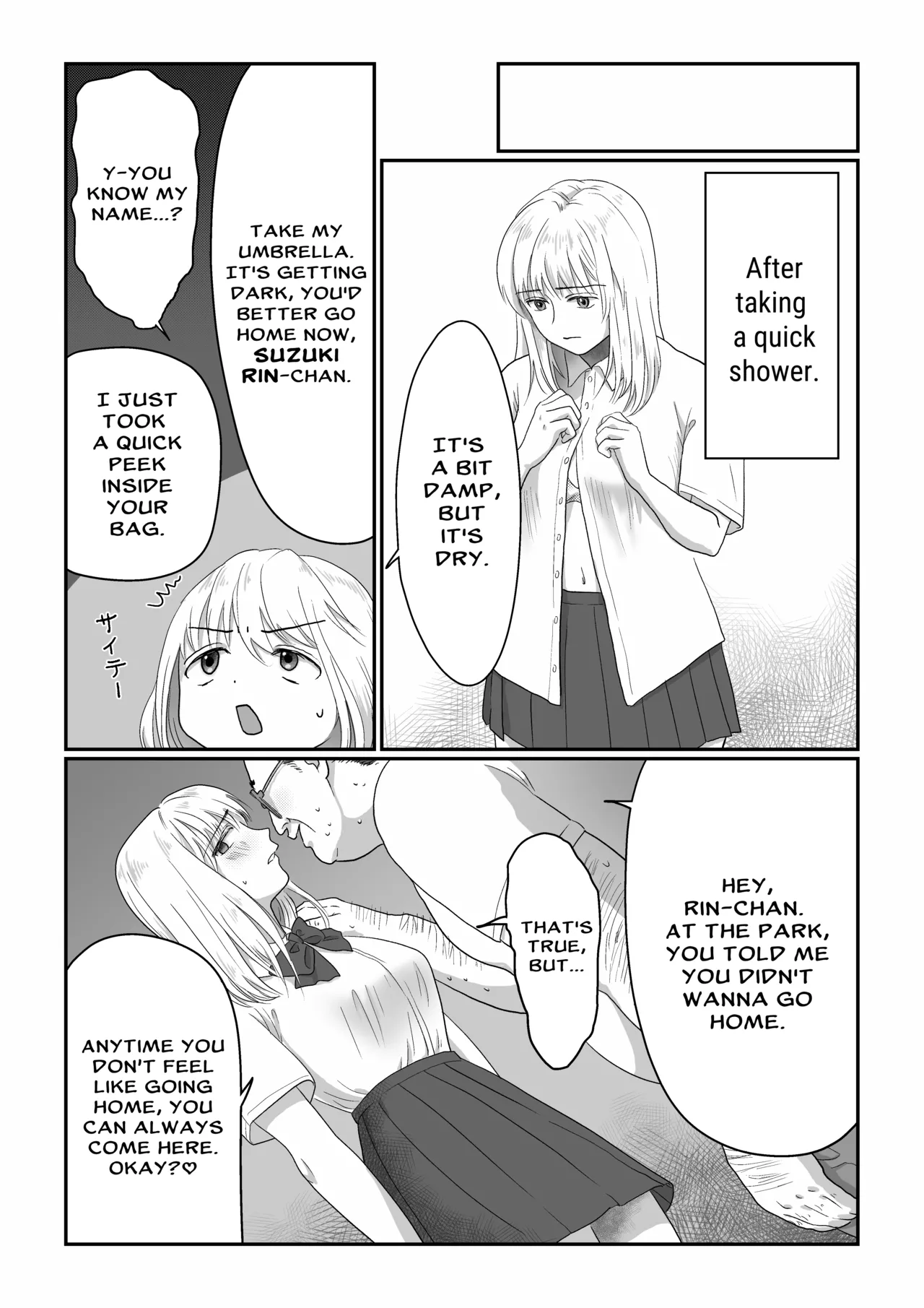 [Nanahara Mitsuru]Nagasare Joshi 1 Ame no Hi Hen | Gullible Girl 1: Rainy Day[English] [BBts] Page 30