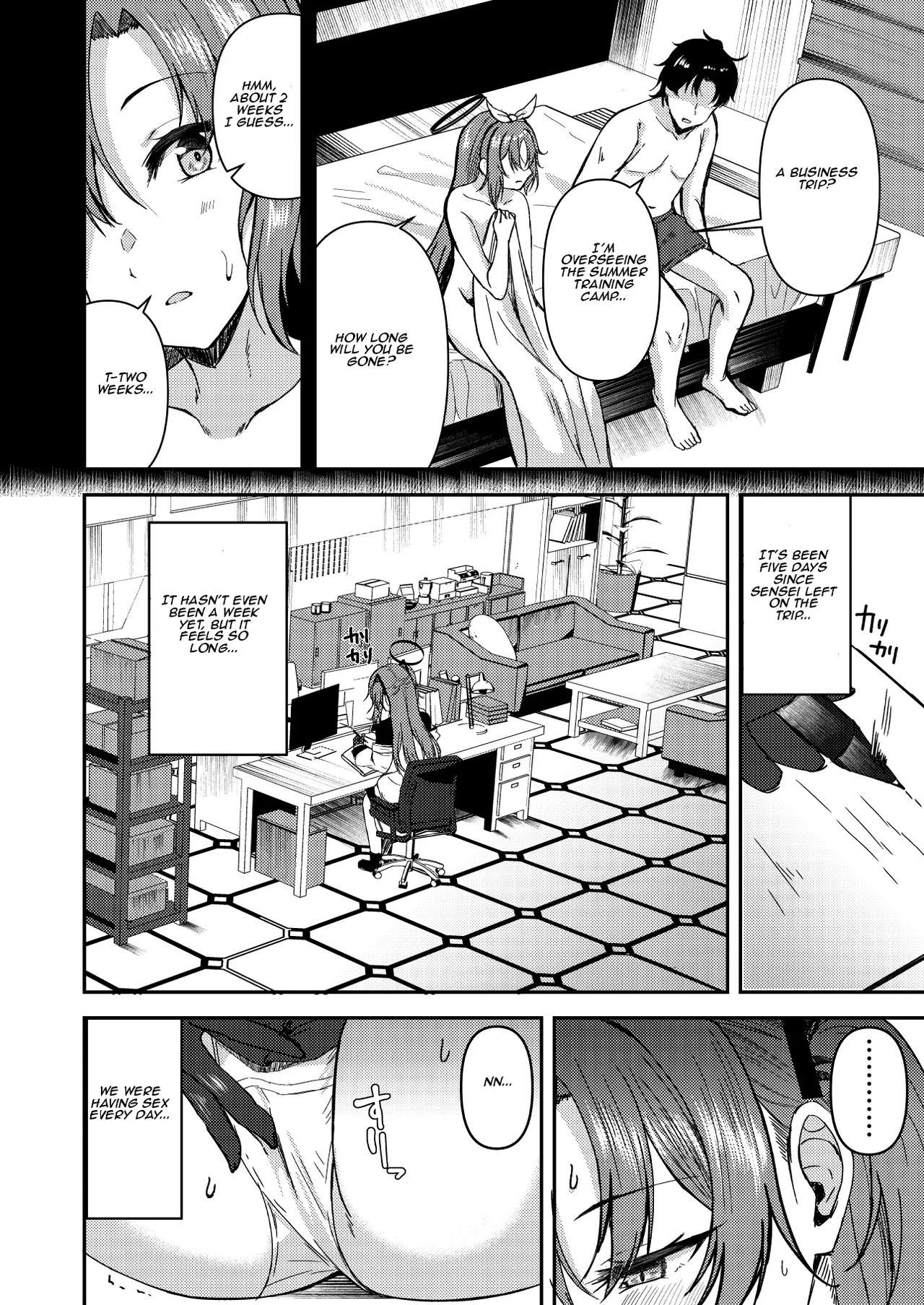 [Wonawonchi (Wonawo)]Ganbaru Watashi no Sugu Soba ni 3 | Right By My Side While I Do My Best 3(Blue Archive) [English] [Aishi21] [Digital] Page 4