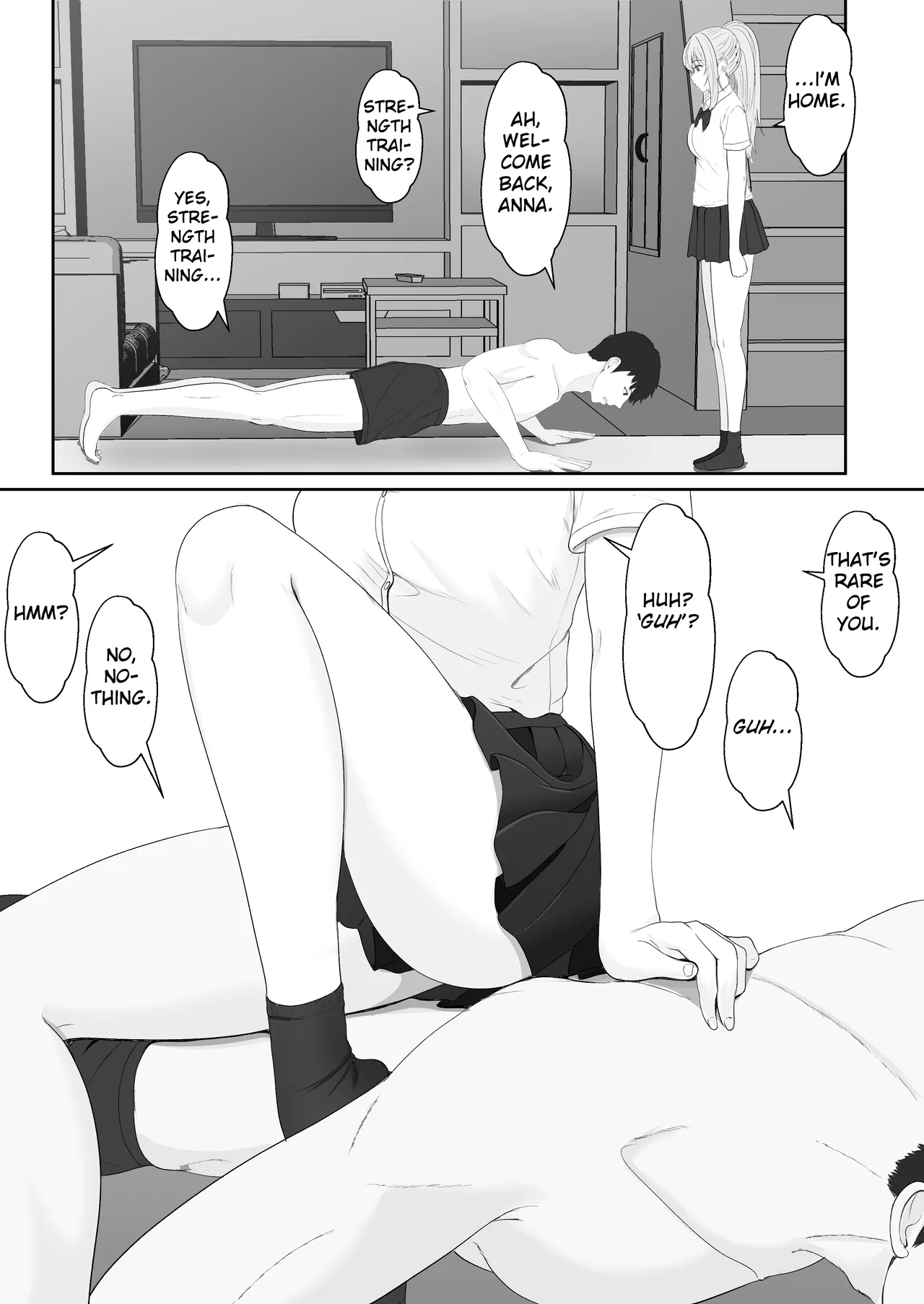 [Sanbalkin]Half Gimai to no Amai Nichijou to Noumitsu Sex[English] Page 26