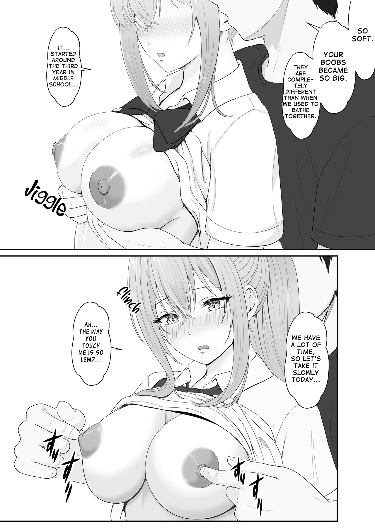 [Sanbalkin]Half Gimai to no Amai Nichijou to Noumitsu Sex[English] Page 38