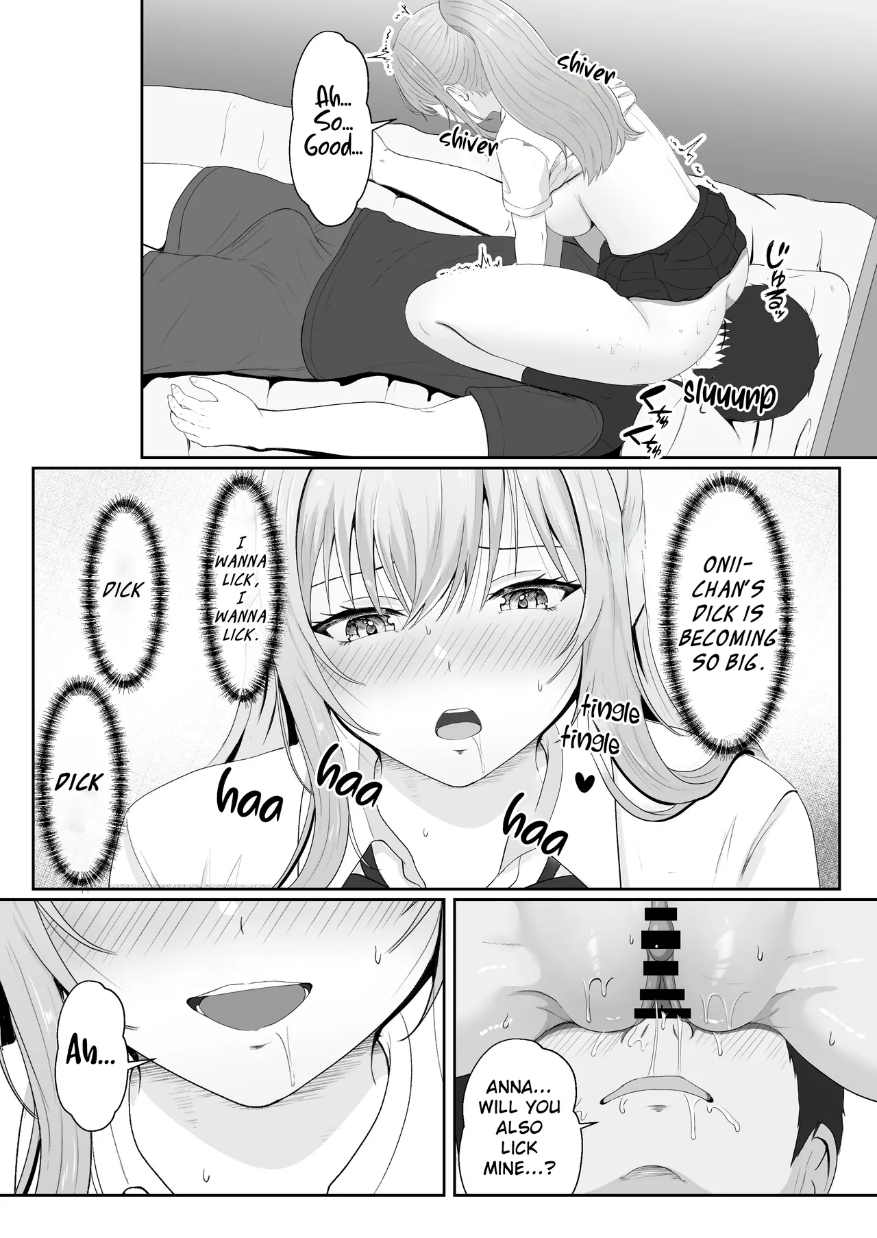 [Sanbalkin]Half Gimai to no Amai Nichijou to Noumitsu Sex[English] Page 54