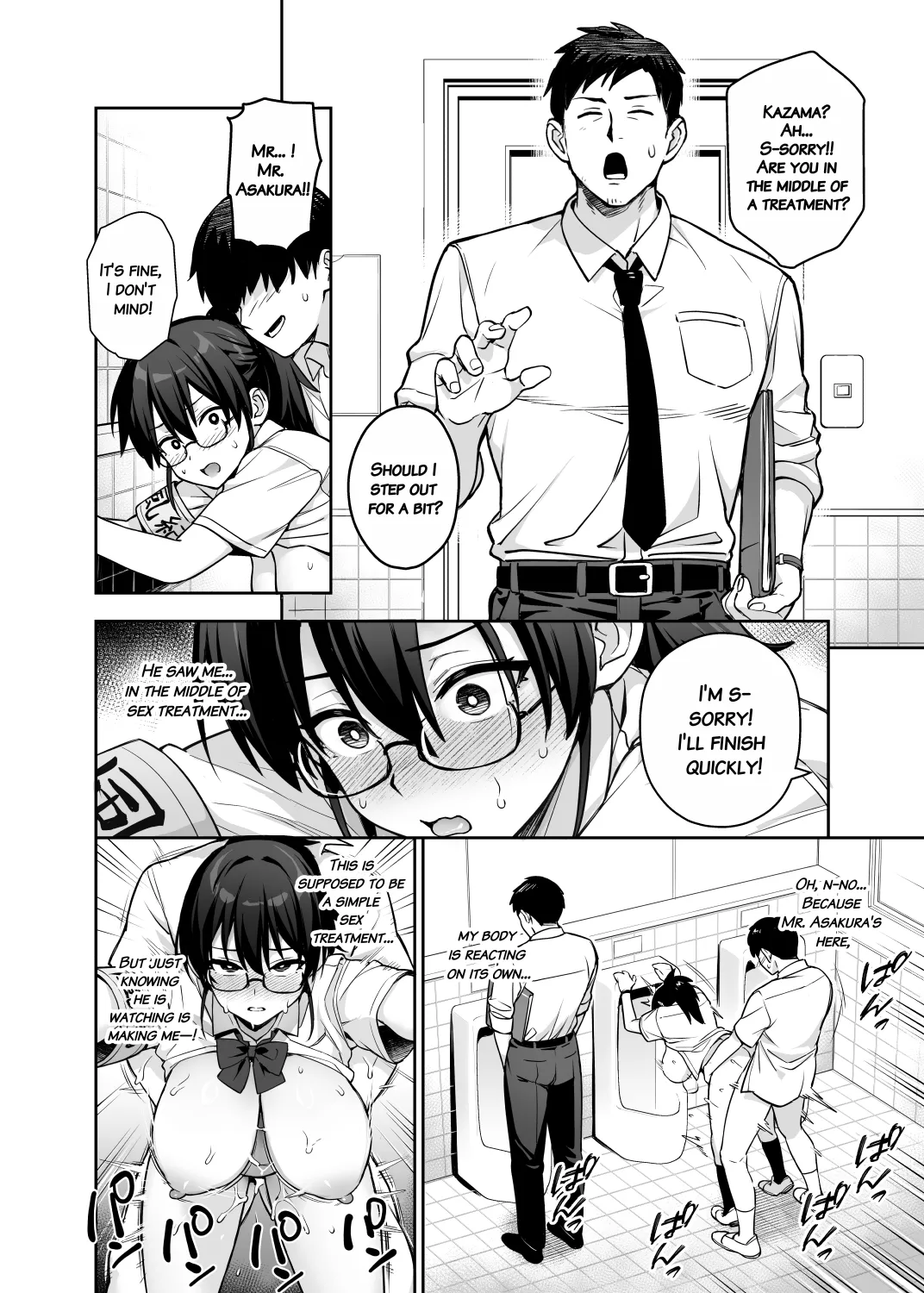 [TRY&Hougen Futari Shakai (TRY Hougen)]Atarashii Fuuki Iinchou wa Kyonyuu Sugiru Ken 3[English] Page 18
