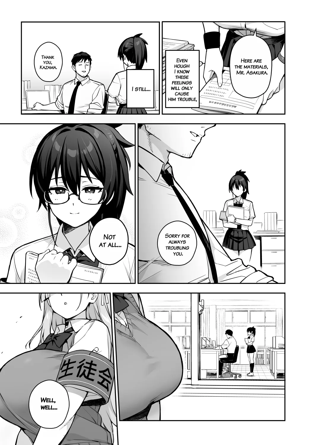 [TRY&Hougen Futari Shakai (TRY Hougen)]Atarashii Fuuki Iinchou wa Kyonyuu Sugiru Ken 3[English] Page 27