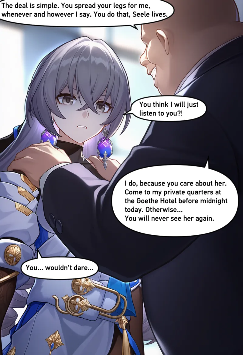 [Isterya]Bronya Blackmail[AI Generated] Page 9