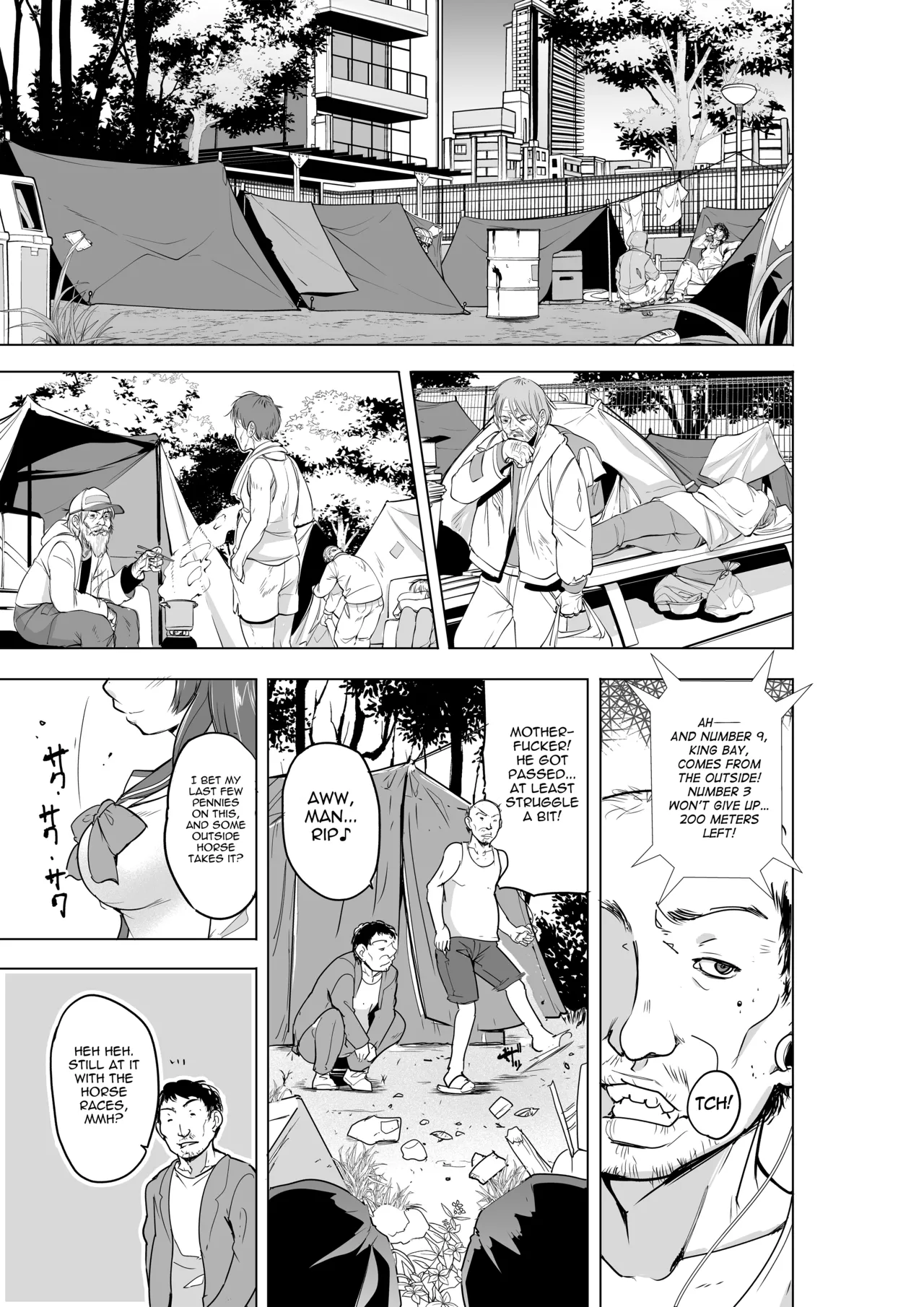 [Tiba-Santi (Misuke)]Tamaki no Himemoto ~ Homuresu no O-yugi | Tamaki's Secret Homelss Game(To Heart 2 Dungeon Travelers) [English] Page 3