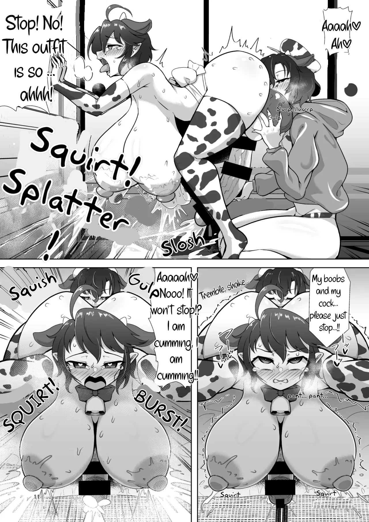 [Hadairo Rooibos Tea (Pandain)]Nue to Murasa no Milk Asobi | Nue & Murasa's Milky Fun(Touhou Project) [English] [Digital] Page 10