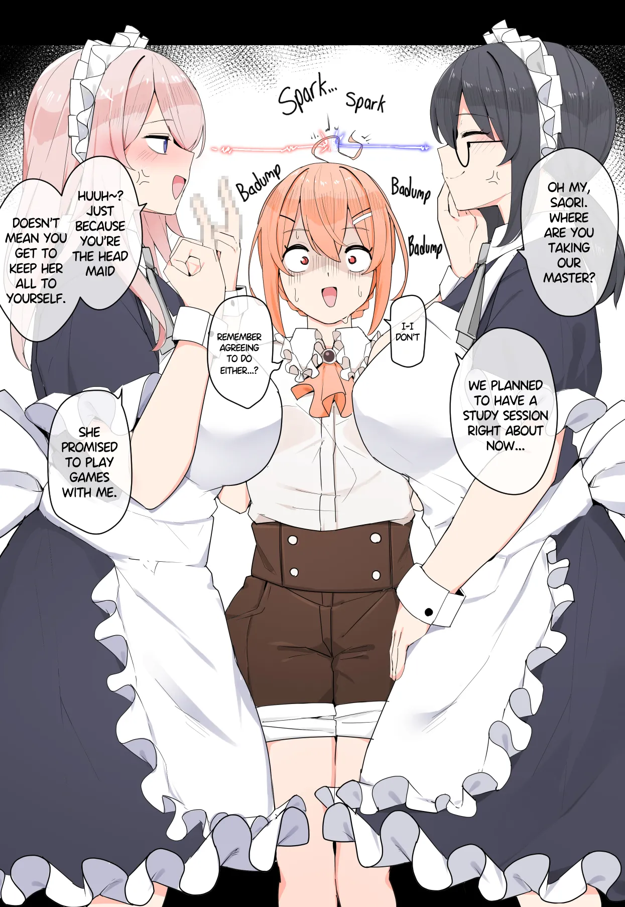 Maids Fighting Over Their Master[eng] Page 14