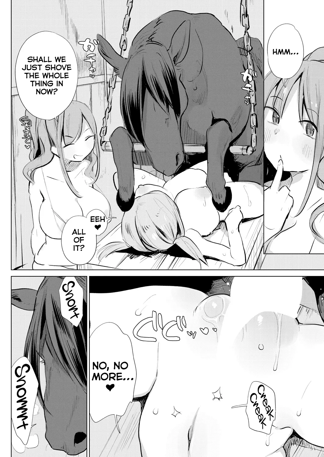 [Haison]Ouma no Shussan Ganbarimasu! - I'll do my best for horse birth!(COMIC Mugen Tensei 2024-06) [Digital] [English] [Kumoku] Page 12