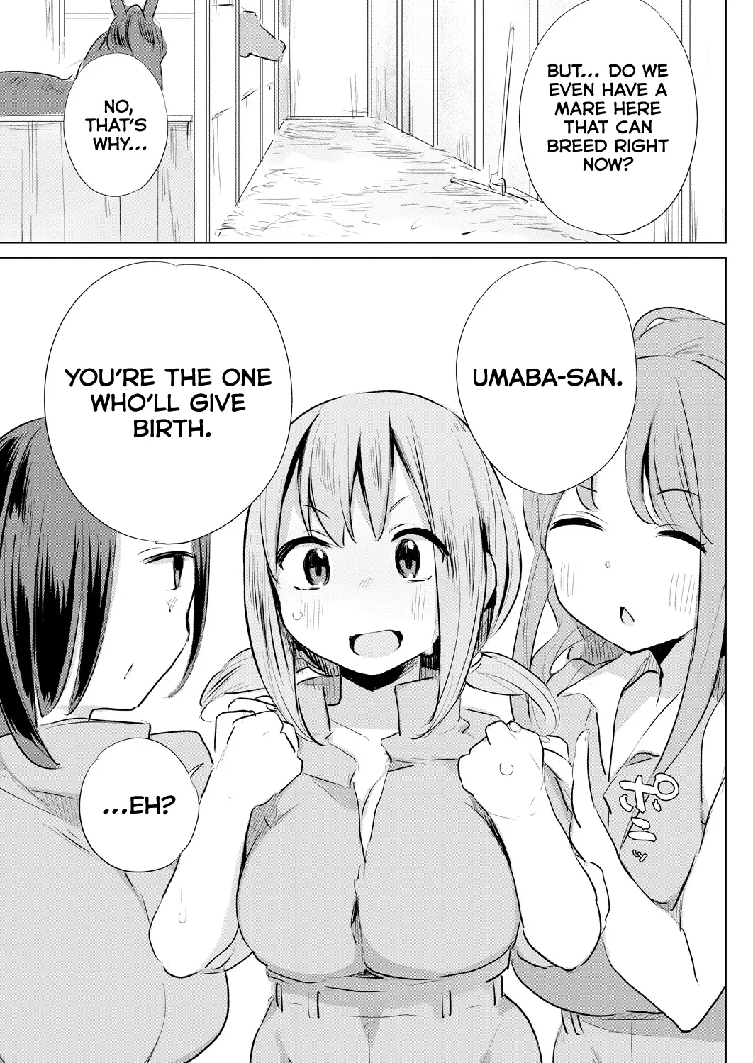 [Haison]Ouma no Shussan Ganbarimasu! - I'll do my best for horse birth!(COMIC Mugen Tensei 2024-06) [Digital] [English] [Kumoku] Page 3