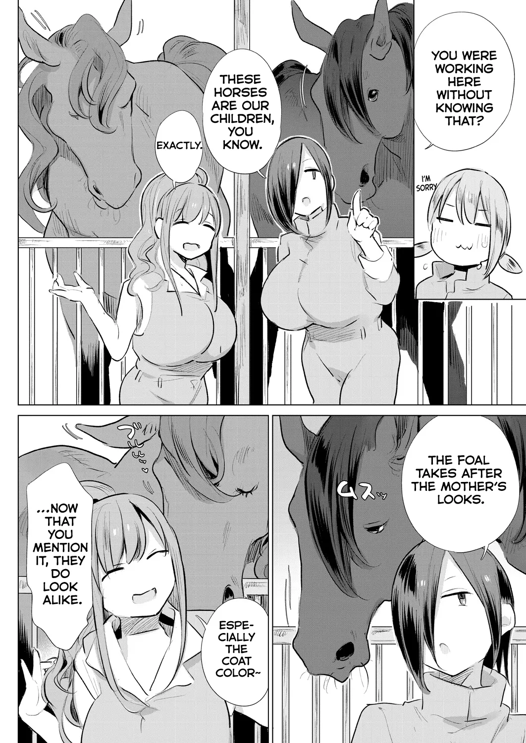 [Haison]Ouma no Shussan Ganbarimasu! - I'll do my best for horse birth!(COMIC Mugen Tensei 2024-06) [Digital] [English] [Kumoku] Page 4