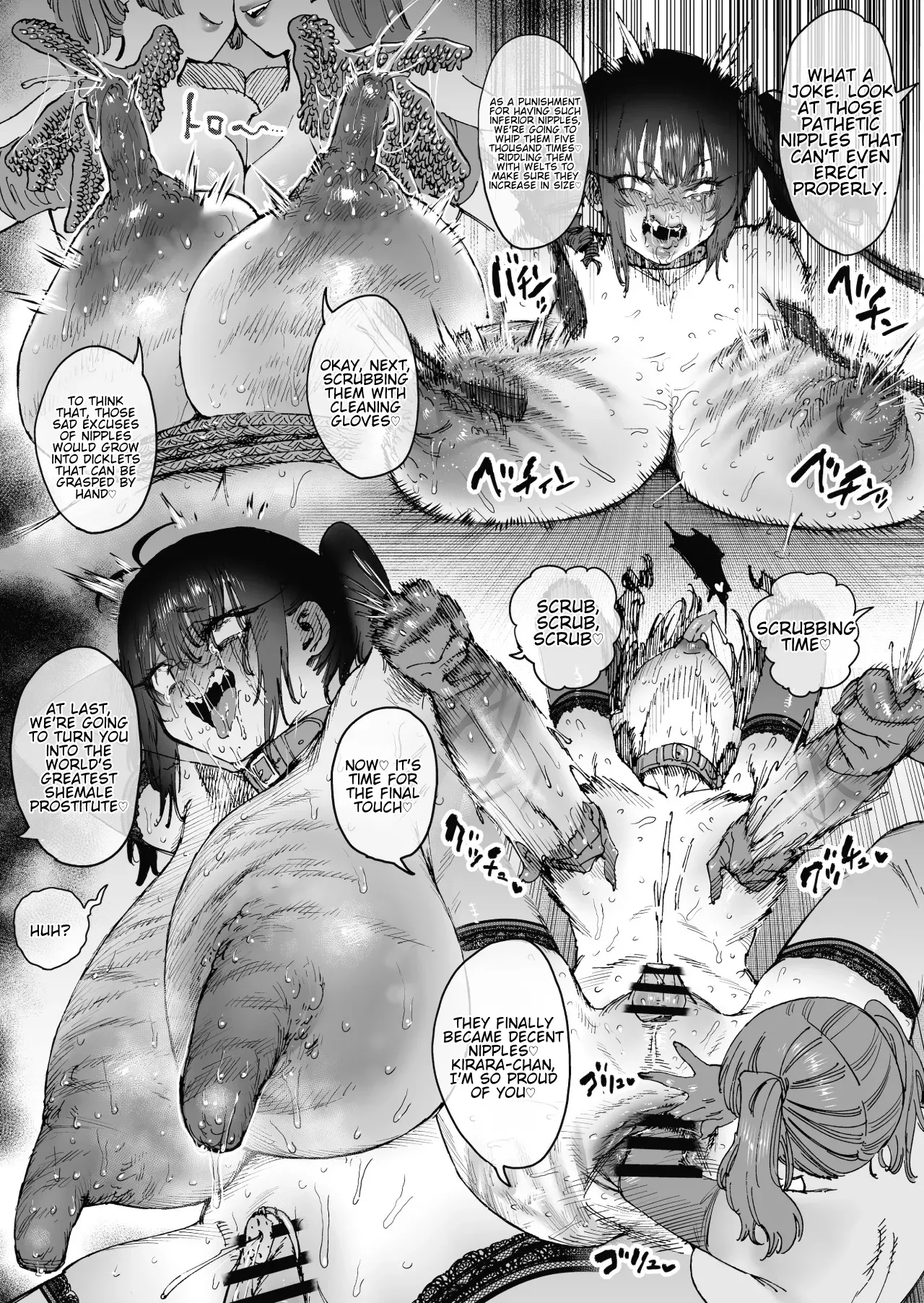 [Horieros]"Mesu Ochi" Sekai Saikyou no Koroshiya Self Mesu-ka Kaizou | The World's Strongest Assassin Self-Feminization(Ongoing)[English] Page 32