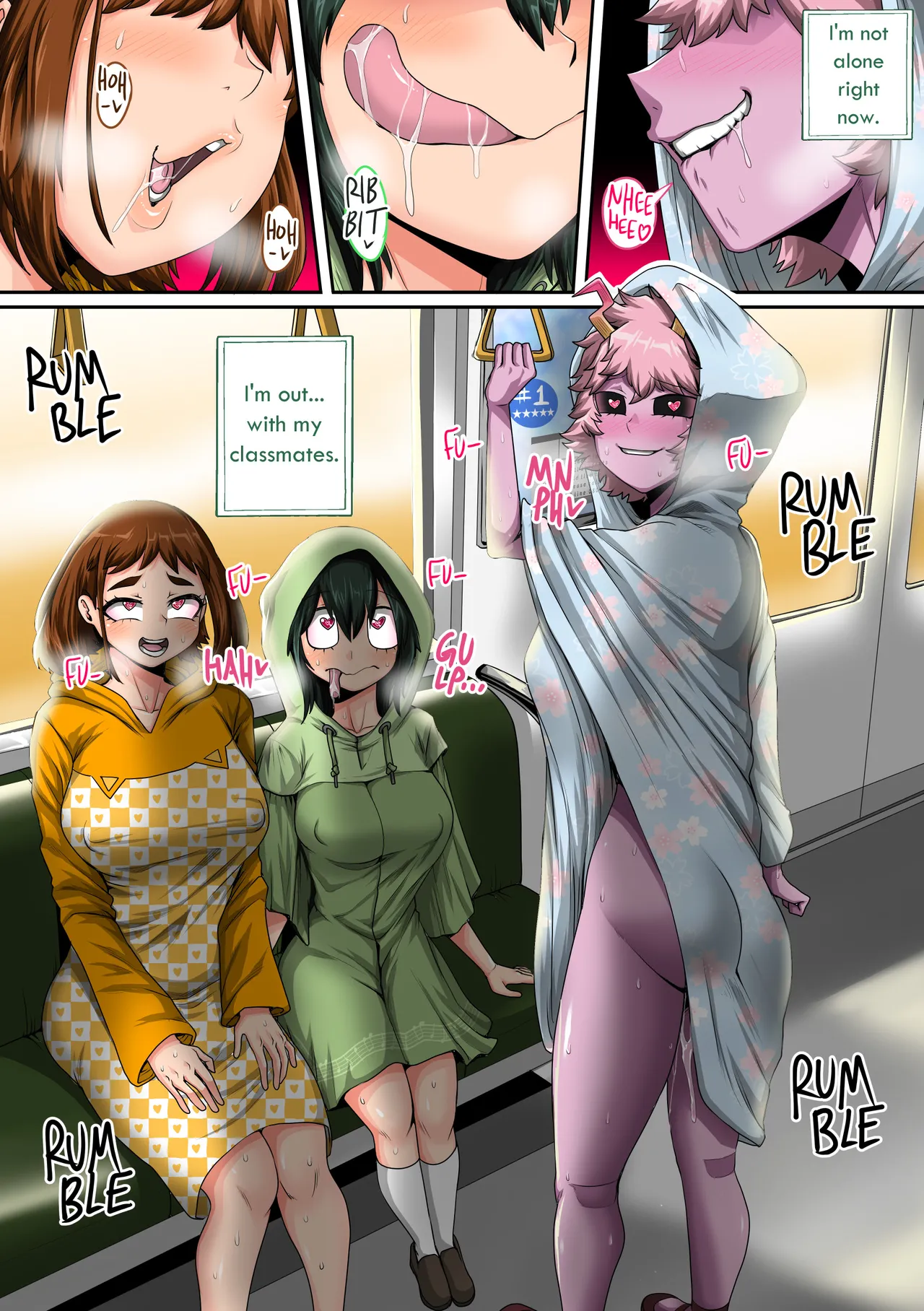 My Harem Academia Chapter 8 Part 3 Breaking into a broken heart Page 109