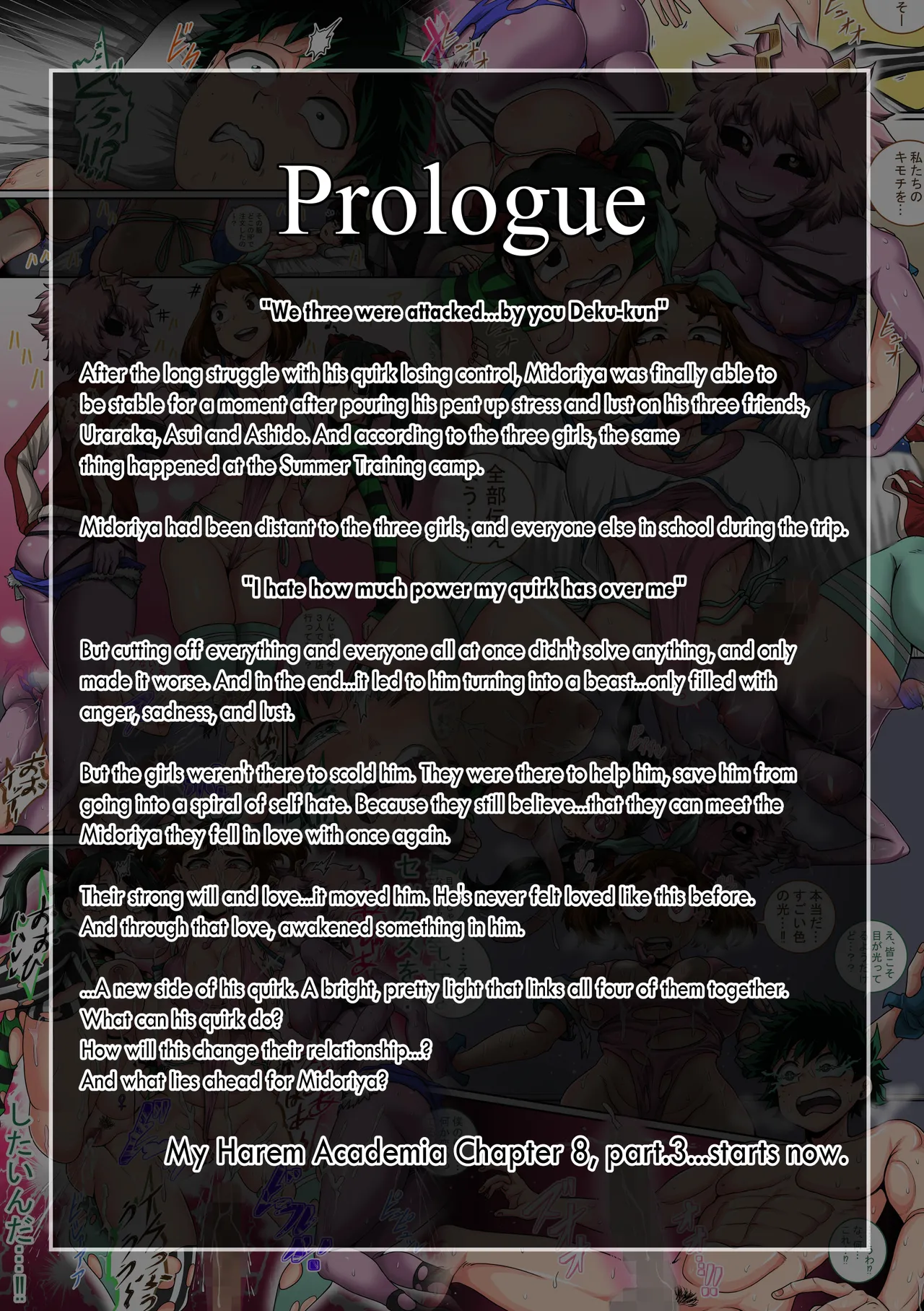 My Harem Academia Chapter 8 Part 3 Breaking into a broken heart Page 121