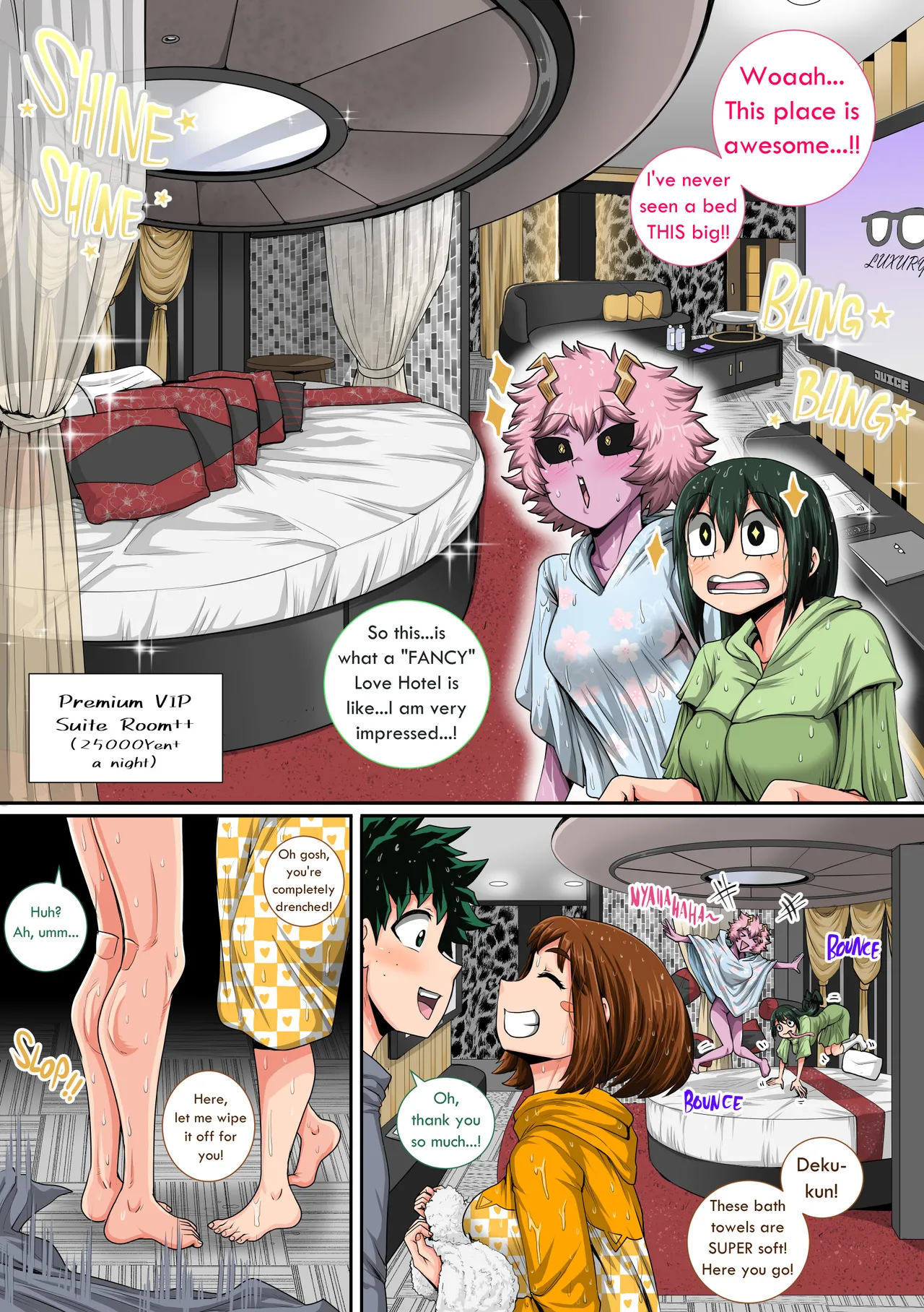 My Harem Academia Chapter 8 Part 3 Breaking into a broken heart Page 97