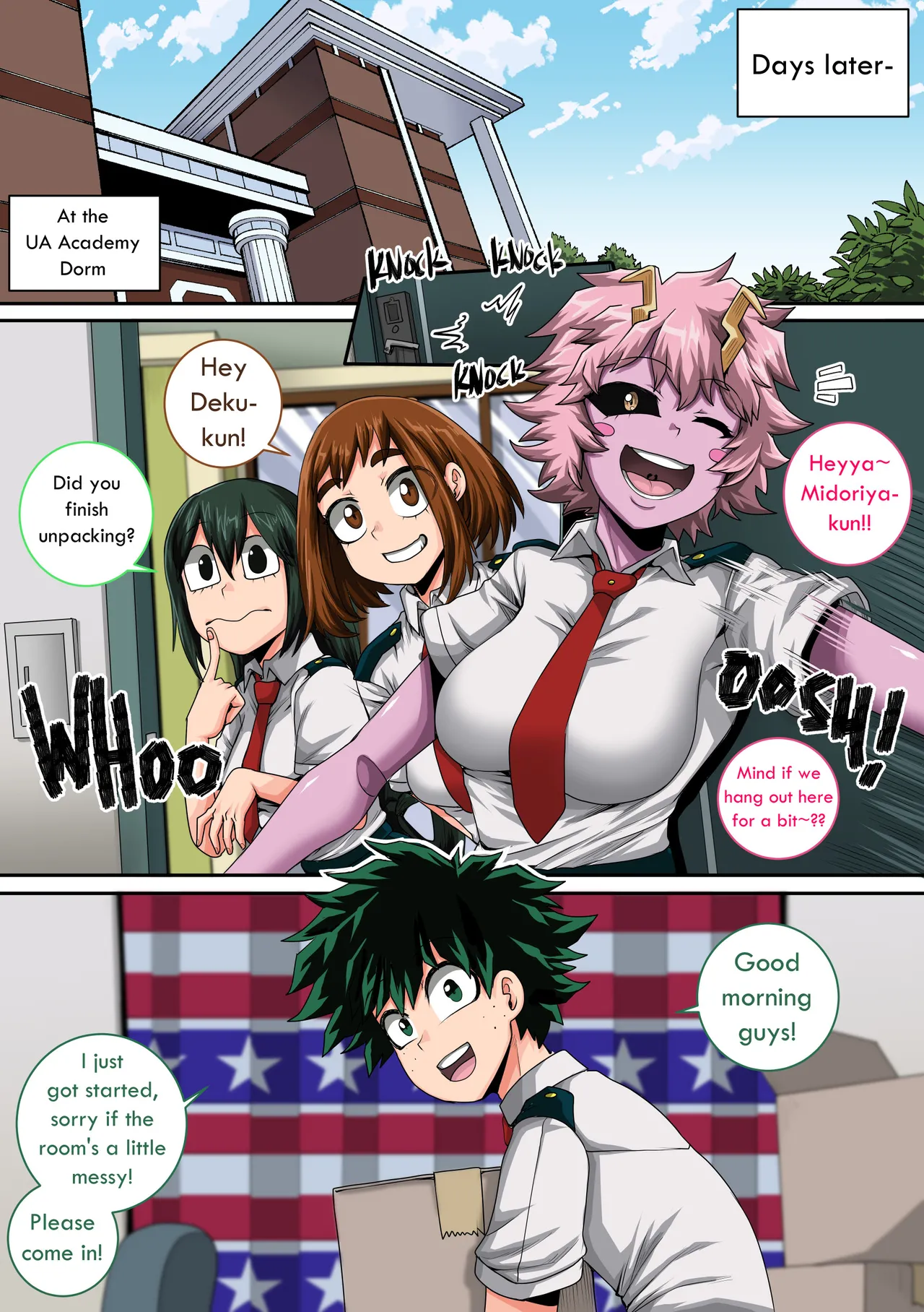 My Harem Academia Chapter 8 Part 3 Breaking into a broken heart Page 108