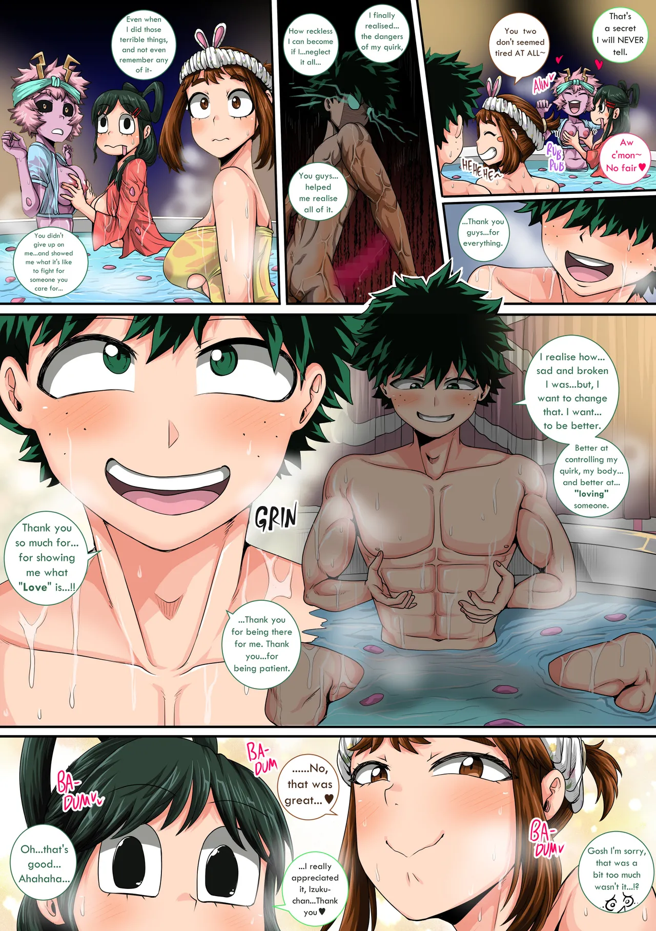 My Harem Academia Chapter 8 Part 3 Breaking into a broken heart Page 33