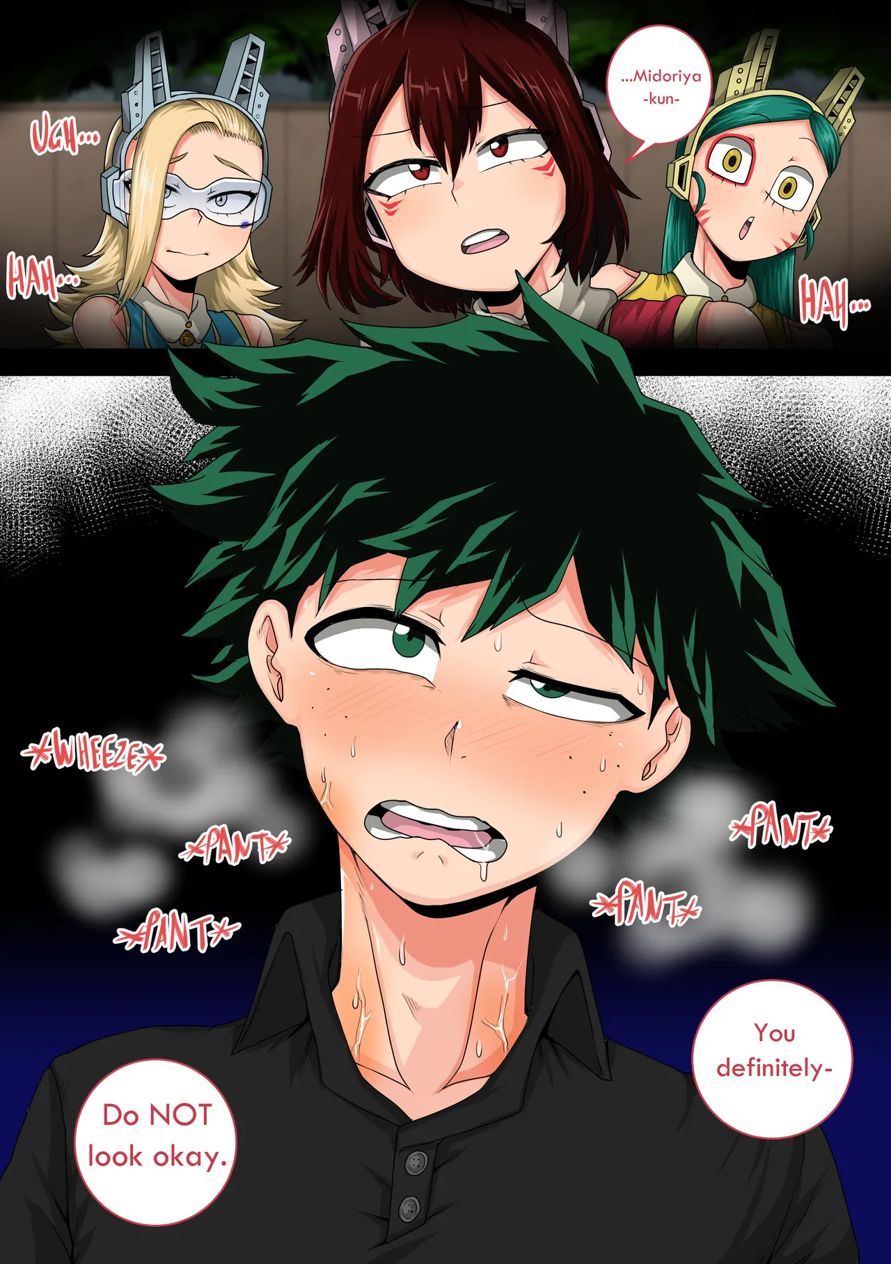 My Harem Academia Chapter 8 Part 3 Breaking into a broken heart Page 4