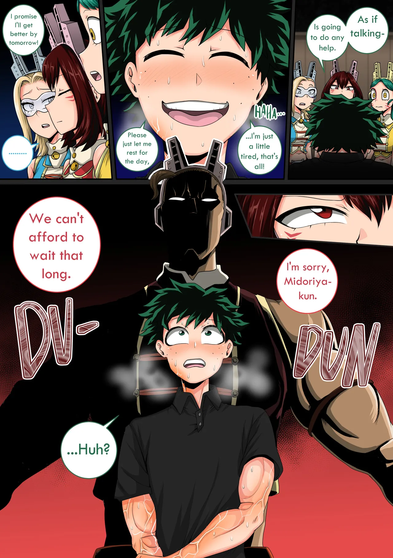 My Harem Academia Chapter 8 Part 3 Breaking into a broken heart Page 6