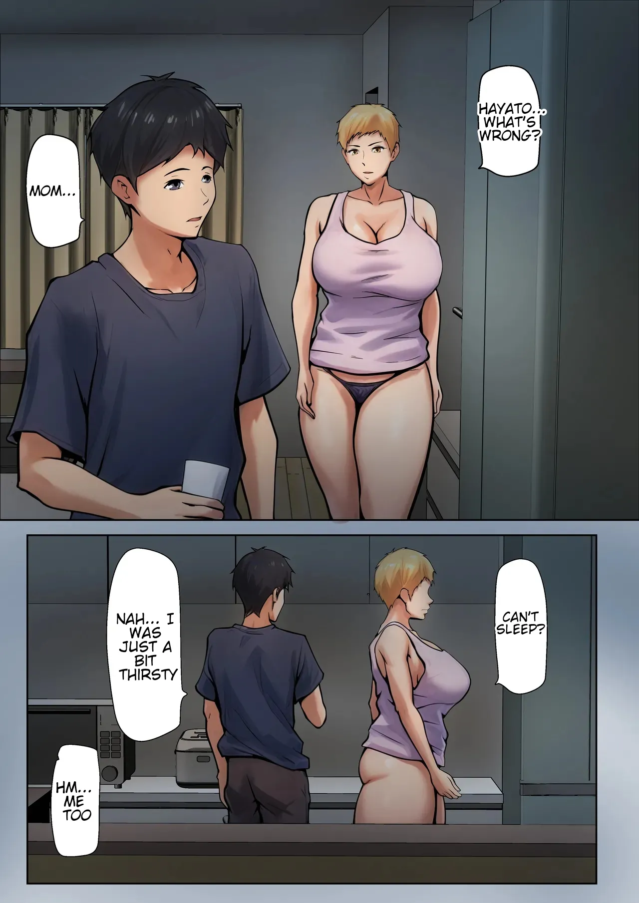 [Pentacle (Shimipan)]Giri no Oyako ga Doukyou Shitereba Kitto kou | If a stepmother and her stepson lived together, it would be something like this.[English] [WaterKujo] Page 20