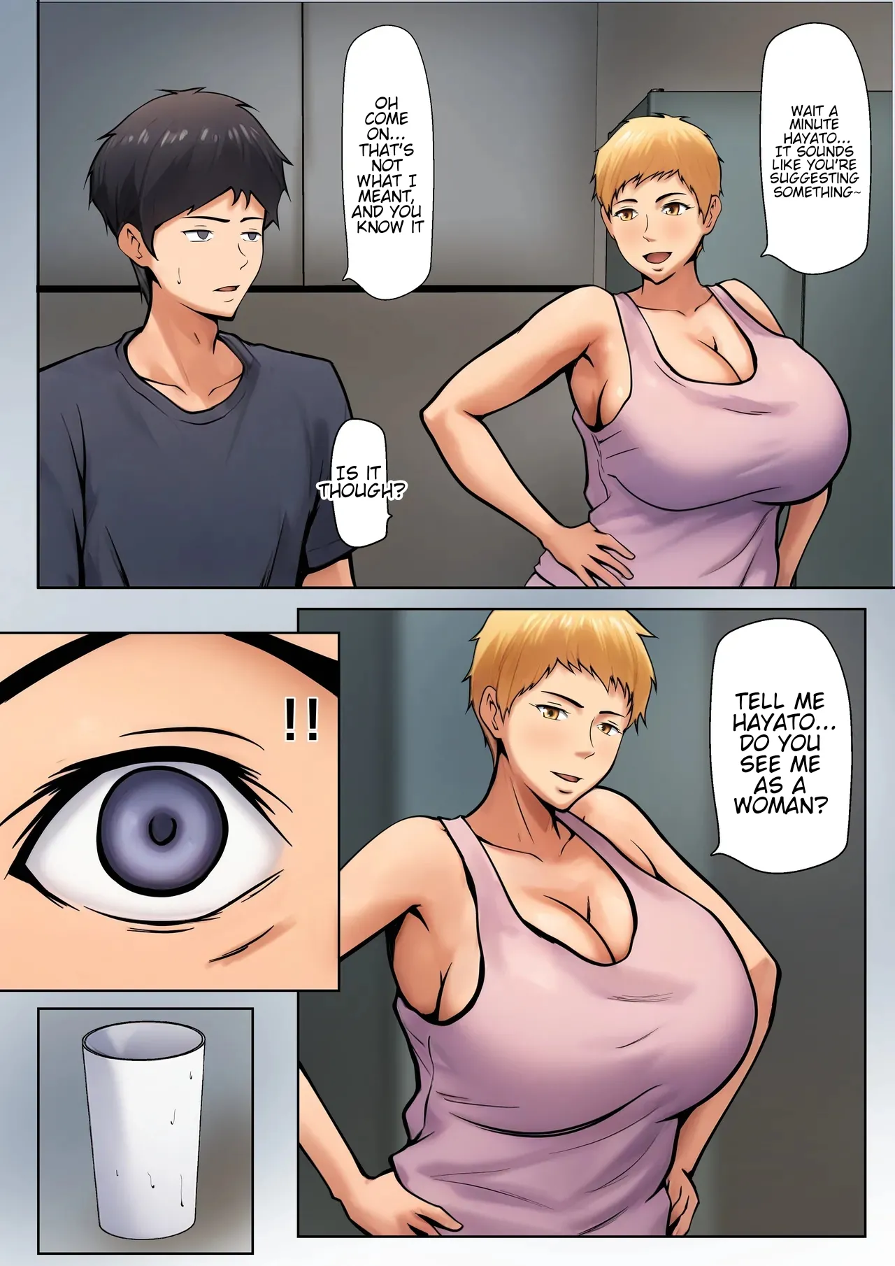 [Pentacle (Shimipan)]Giri no Oyako ga Doukyou Shitereba Kitto kou | If a stepmother and her stepson lived together, it would be something like this.[English] [WaterKujo] Page 23
