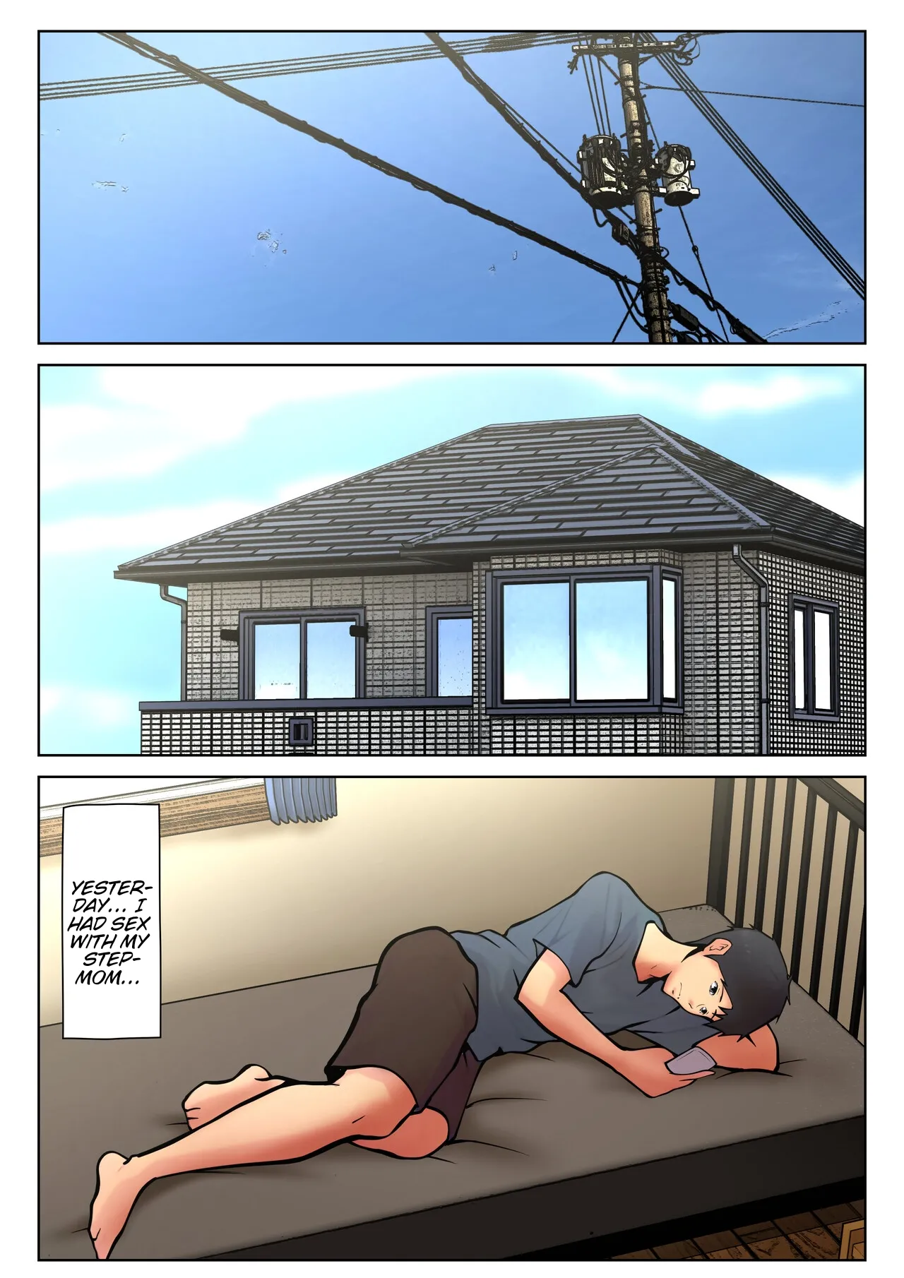 [Pentacle (Shimipan)]Giri no Oyako ga Doukyou Shitereba Kitto kou | If a stepmother and her stepson lived together, it would be something like this.[English] [WaterKujo] Page 60