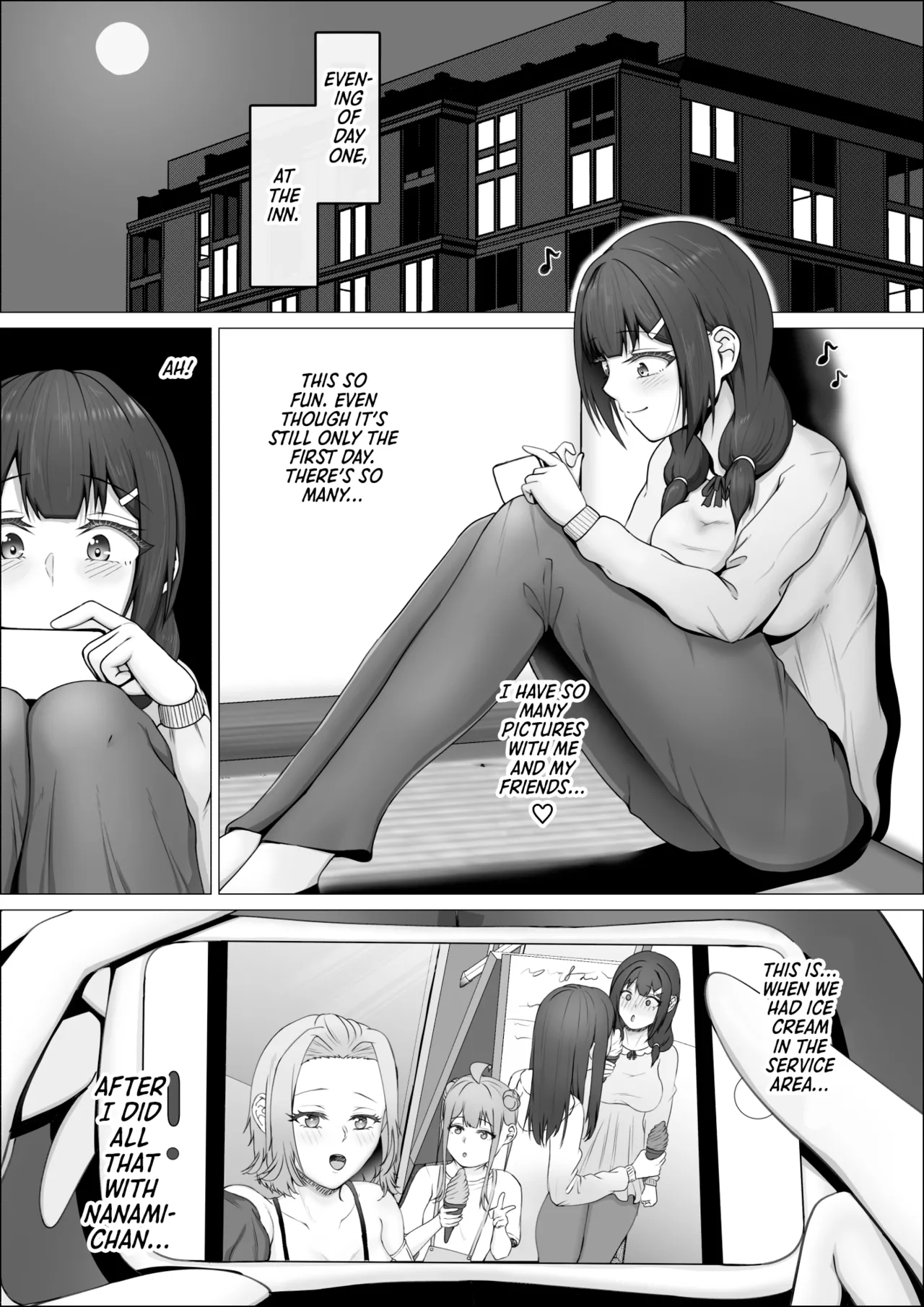 [shikiniki]When The Gals In My Class Found Out That I Was A Futanari, They Started Freaking Out. #2 Erina and Momo Double Blowjob Bathhouse Edition[English] [Morally Bankrupt Wizard Translations] Page 2