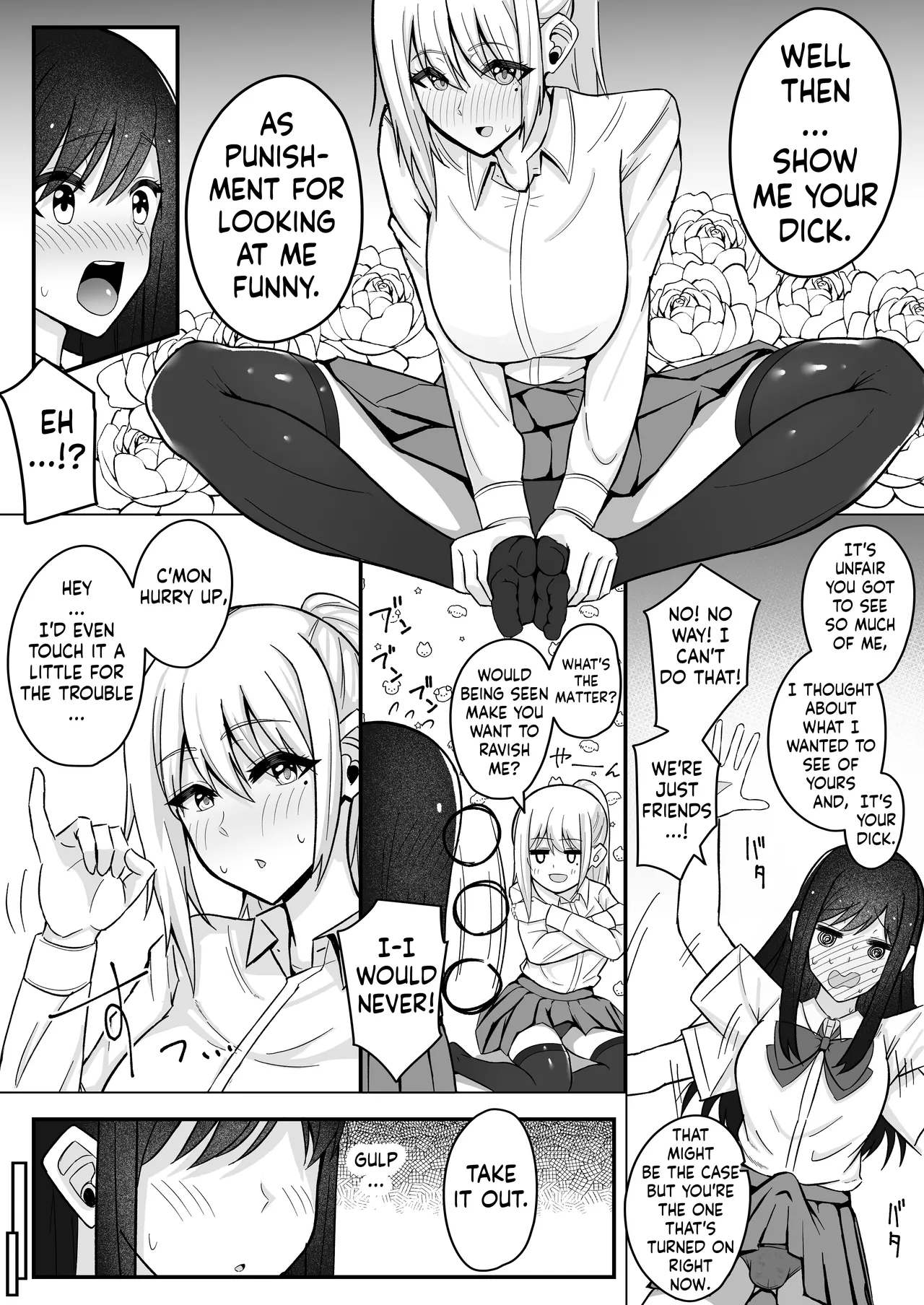 [Sao Otome Gakuen Kouhoubu (Fureshika)]Muttsuri Futanari-chan wa Tomodachi ni Yokujou shiteru![English] [ushirotranslations] Page 10