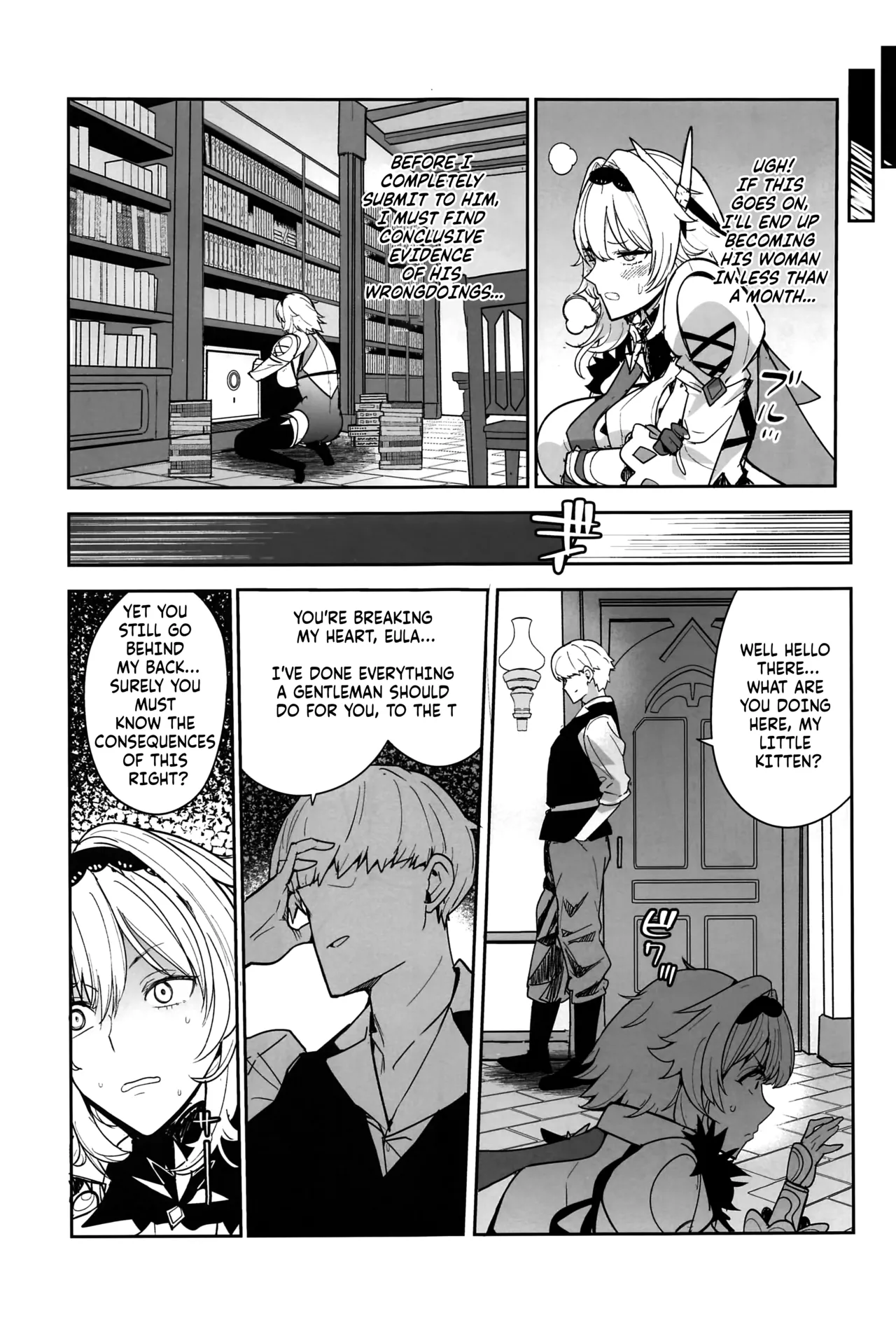 (C101) [AMAYADORI+ (Harenochiame)]Eula no Konin | Eula's Wedding(Genshin Impact) [English] [ReinaRepublic] Page 15