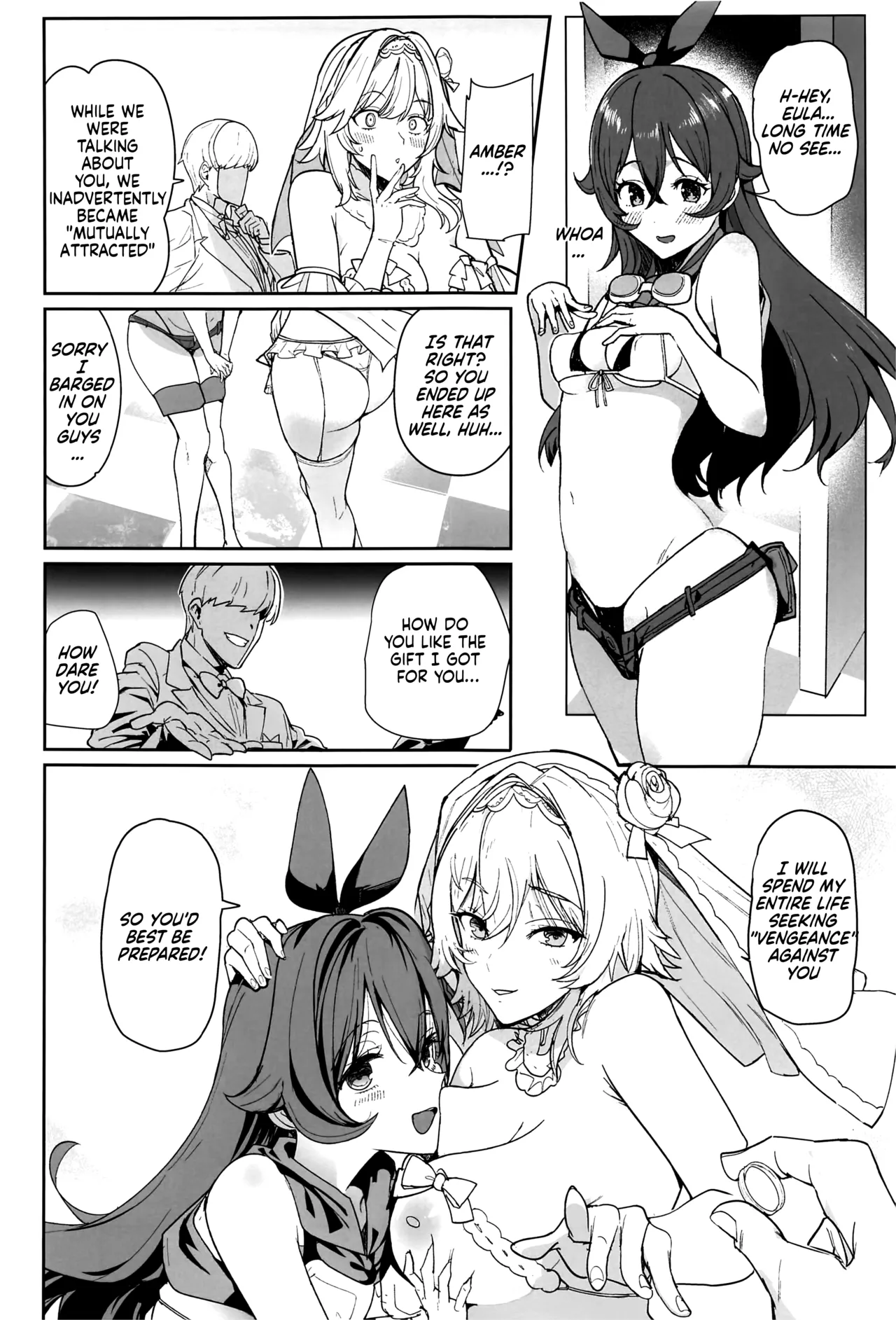 (C101) [AMAYADORI+ (Harenochiame)]Eula no Konin | Eula's Wedding(Genshin Impact) [English] [ReinaRepublic] Page 26