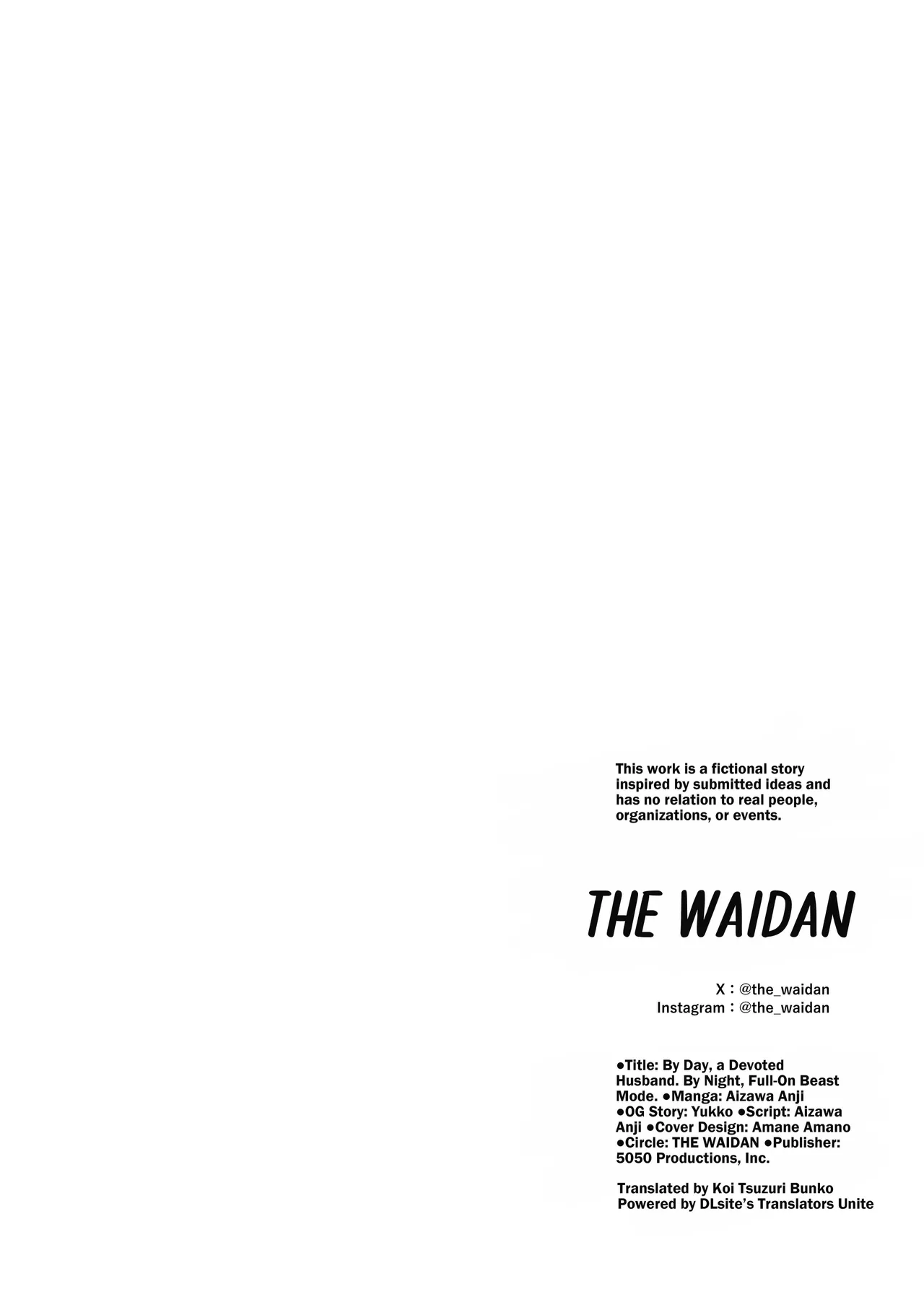 [THE Waidan (Aizawa Anji)]By Day, a Devoted Husband. By Night, Full-On Beast Mode[English] Page 90