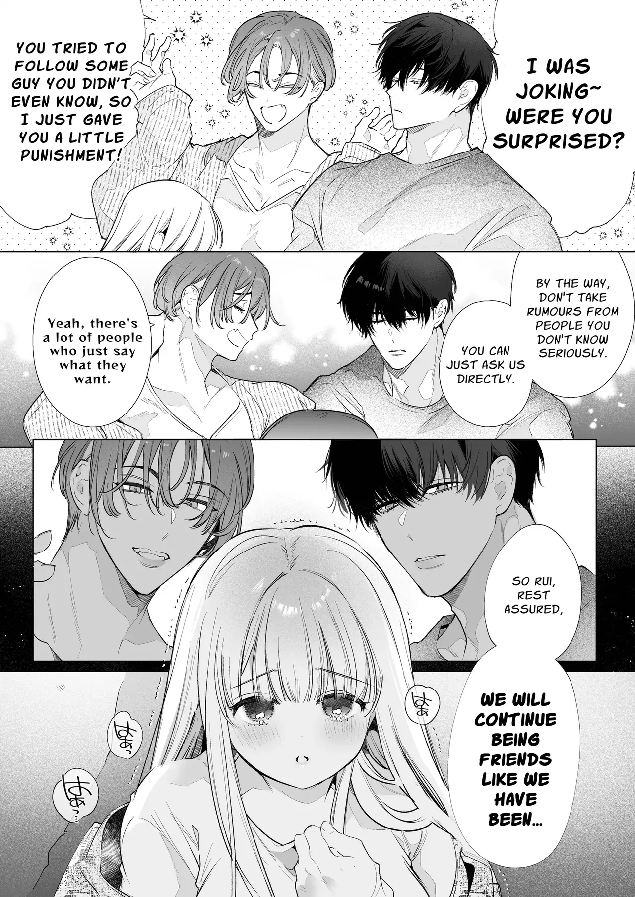 [Yatomomin (Yamamoto Tomomitsu)]Friendship Breaking Maiden. ~wanting to be together forever, longtime friends have a threesome~[English] Page 19