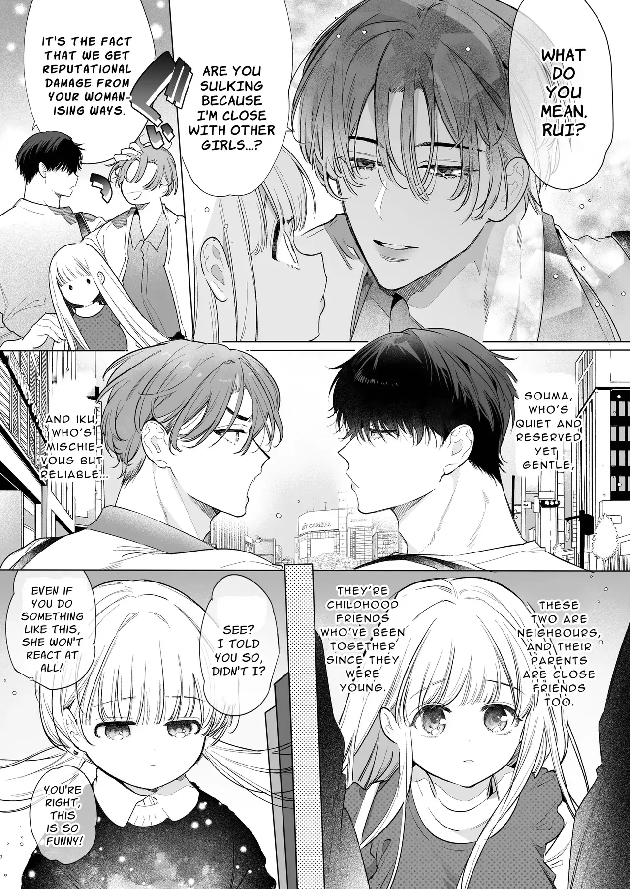 [Yatomomin (Yamamoto Tomomitsu)]Friendship Breaking Maiden. ~wanting to be together forever, longtime friends have a threesome~[English] Page 6